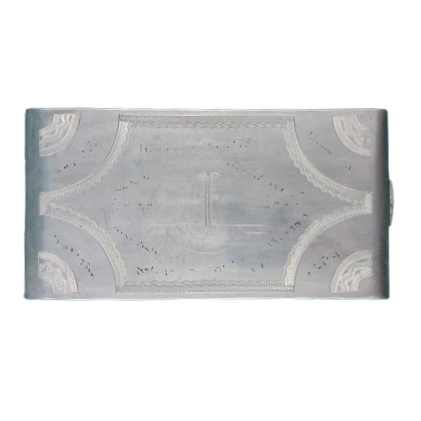 WW2 German POW Prisoner Of War Made Cigarette Case