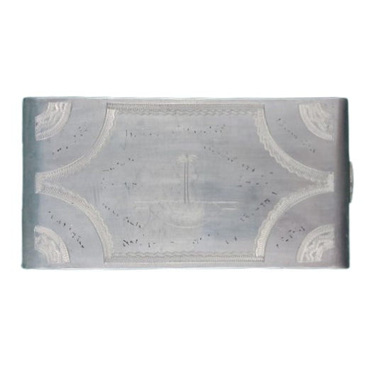 WW2 German POW Prisoner Of War Made Cigarette Case