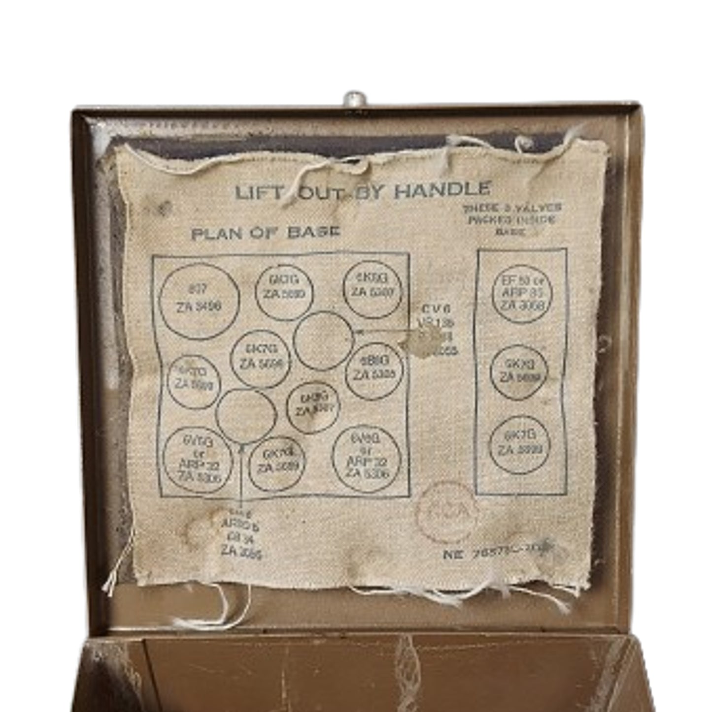 WW2 Canadian 19 Wireless Set Spare Valves Case With Tubes