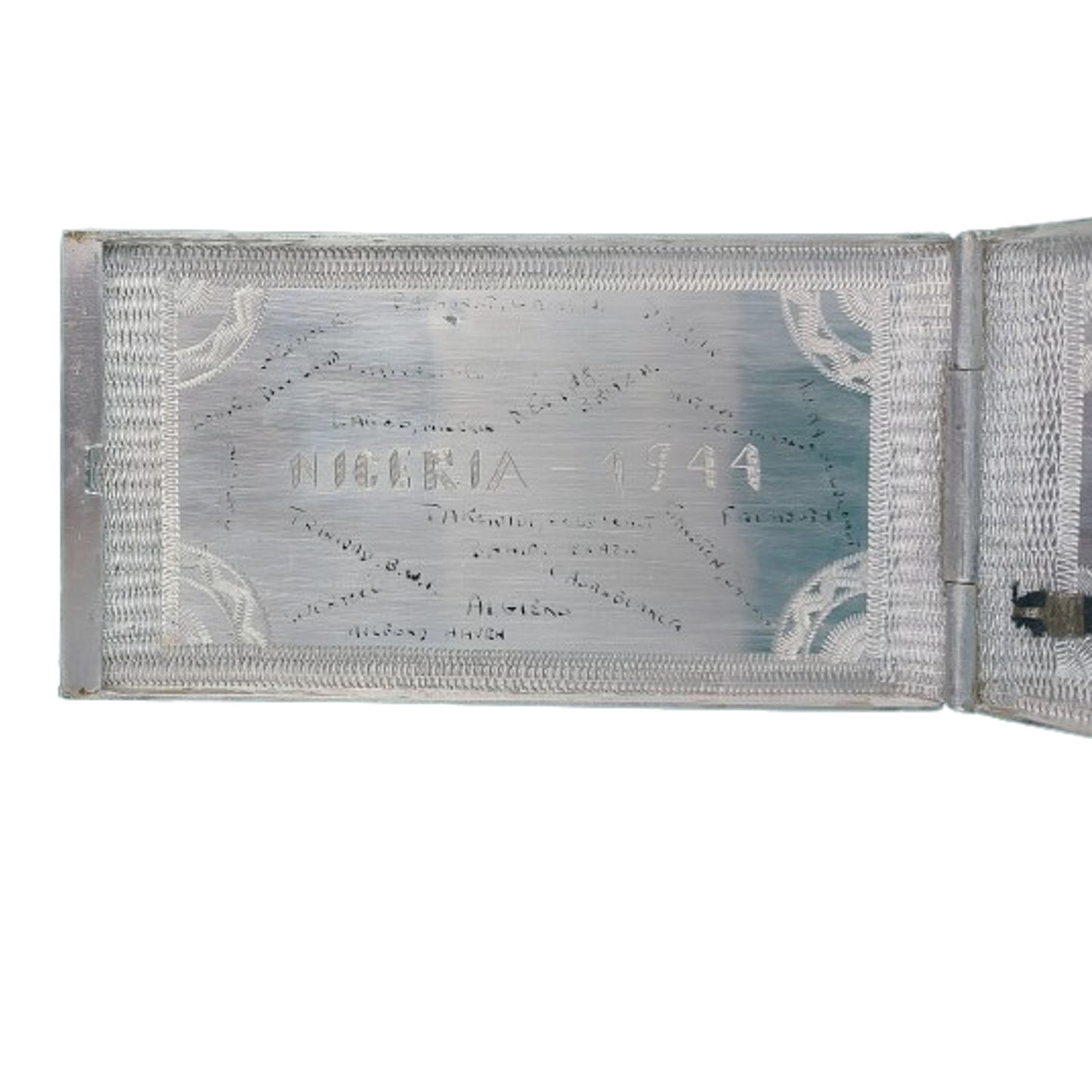 WW2 German POW Prisoner Of War Made Cigarette Case