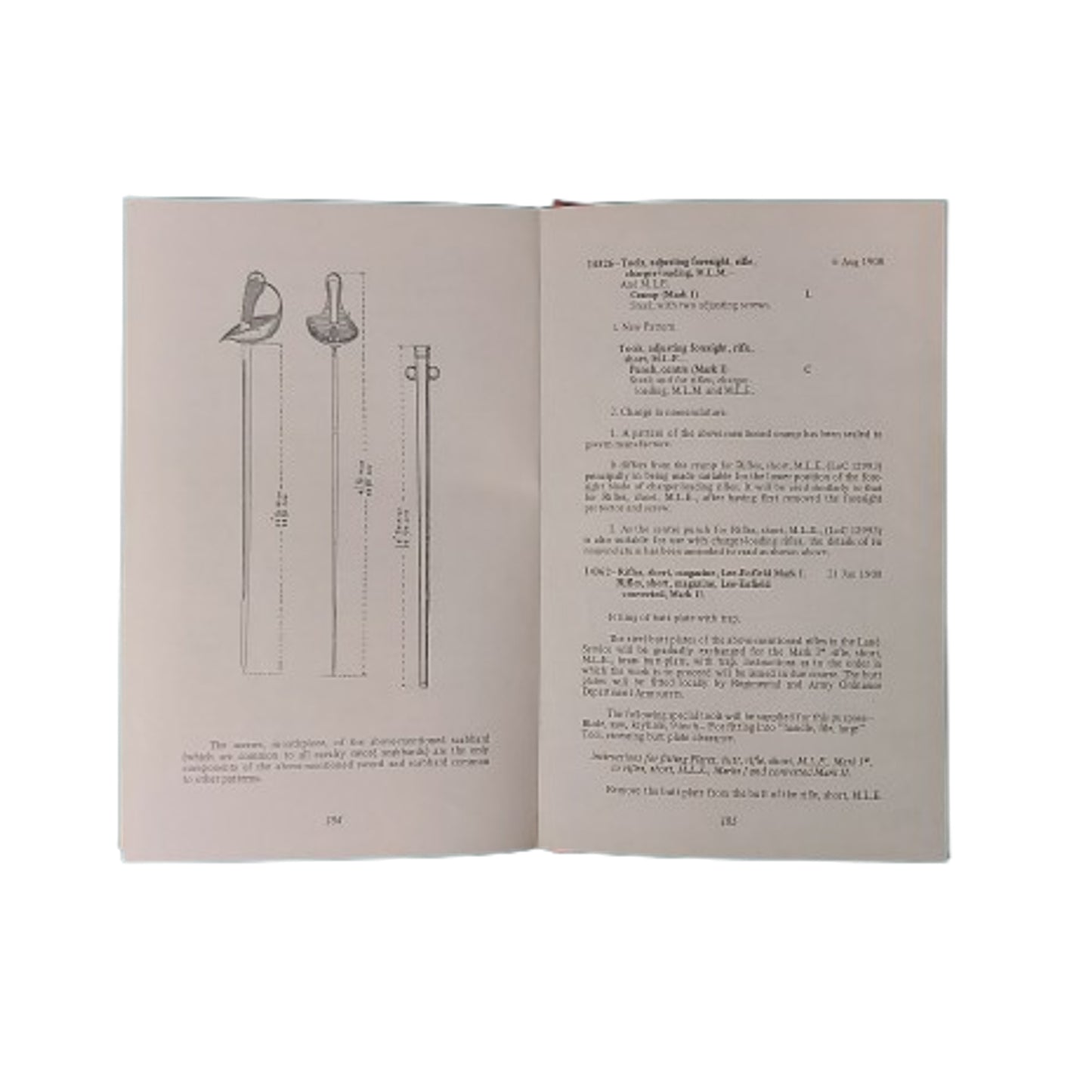 List Of Changes In British War Material 1900-1910