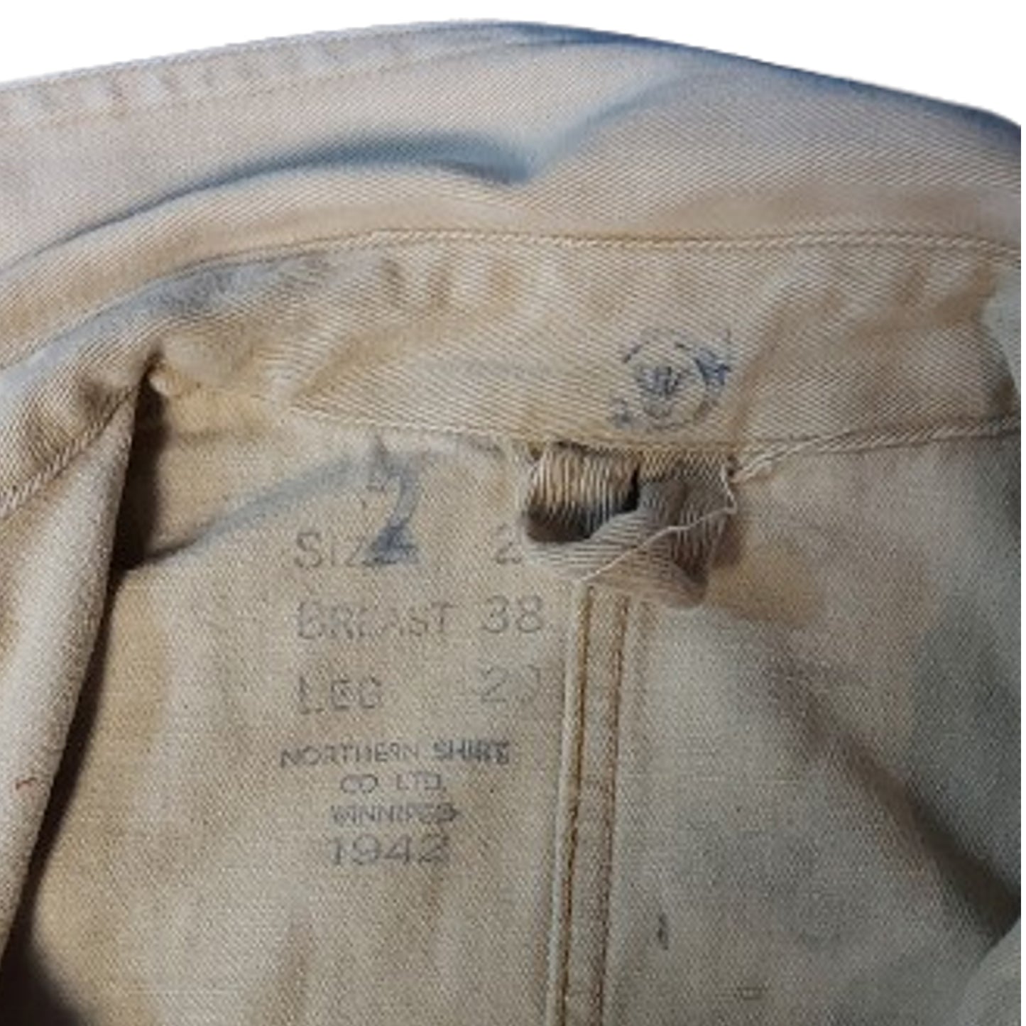 WW2 Canadian Army Khaki Coveralls 1942 C-Broadarrow