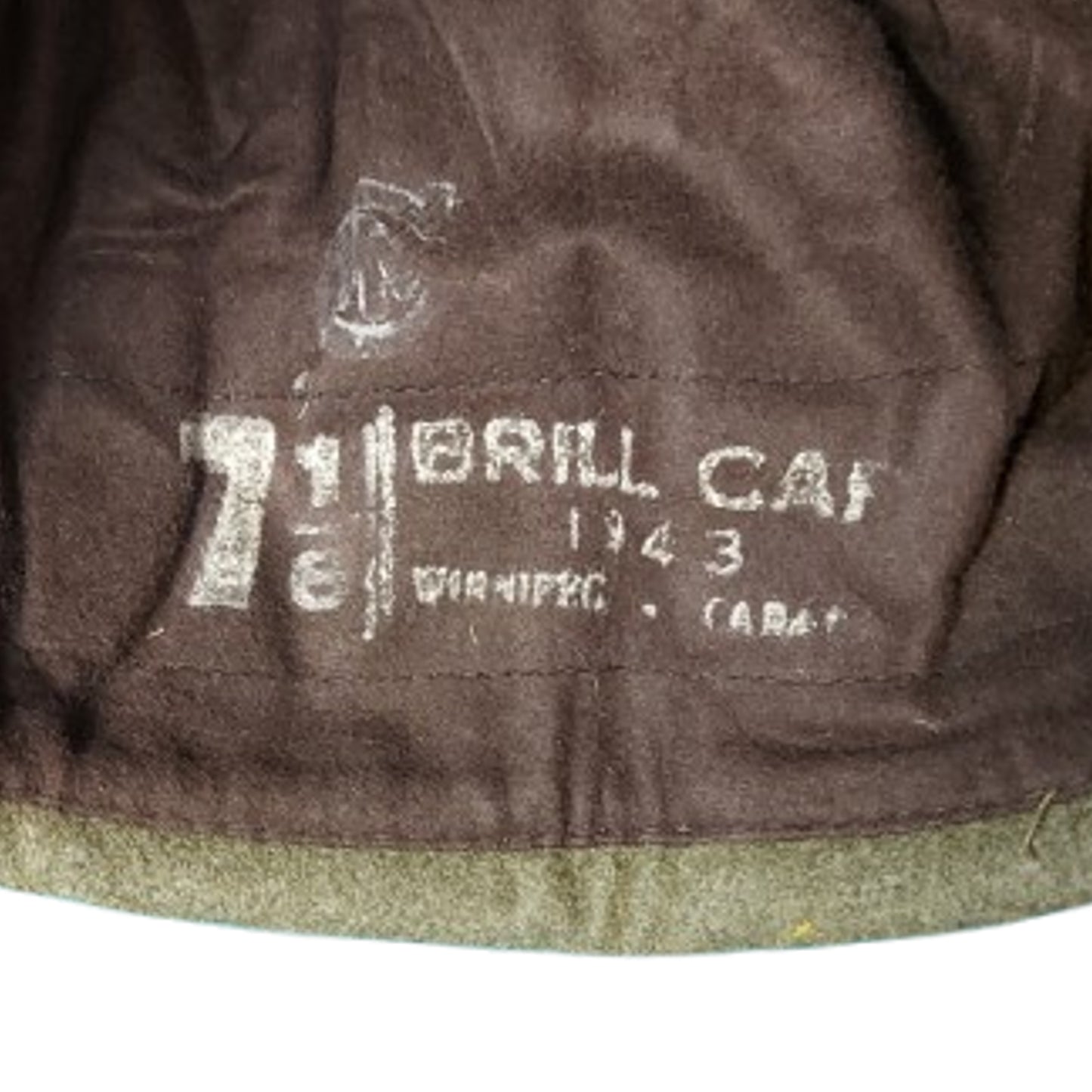 WW2 Canadian Army Winter Brill Cap