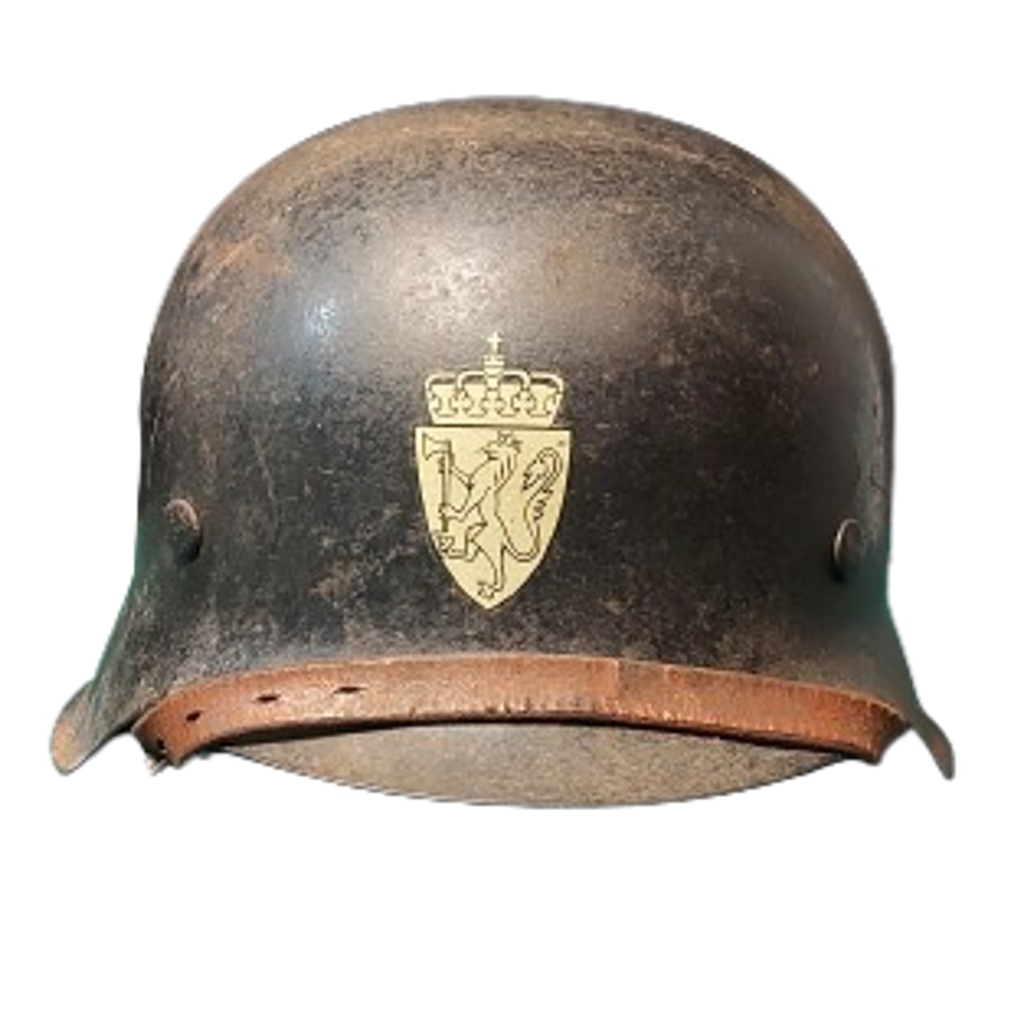 WW2 German Army M42 Combat Helmet Norwegian Army Capture And Reissue