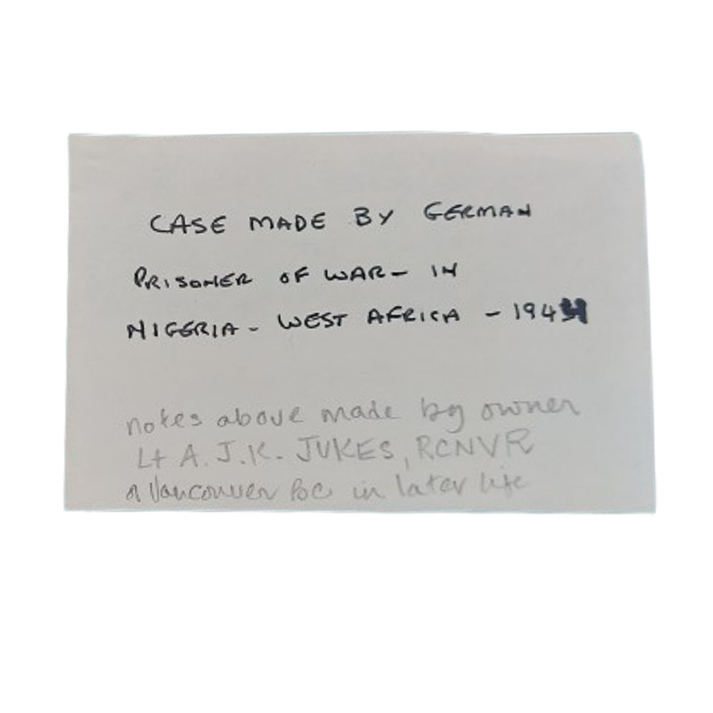 WW2 German POW Prisoner Of War Made Cigarette Case