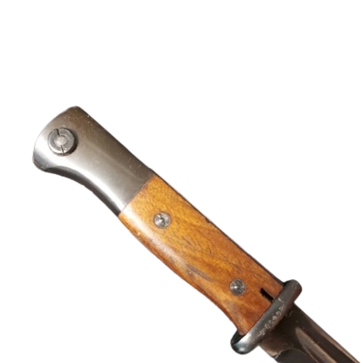 WW1 German S14 Bayonet And Scabbard Arsenal Refinished WW2 Reissue