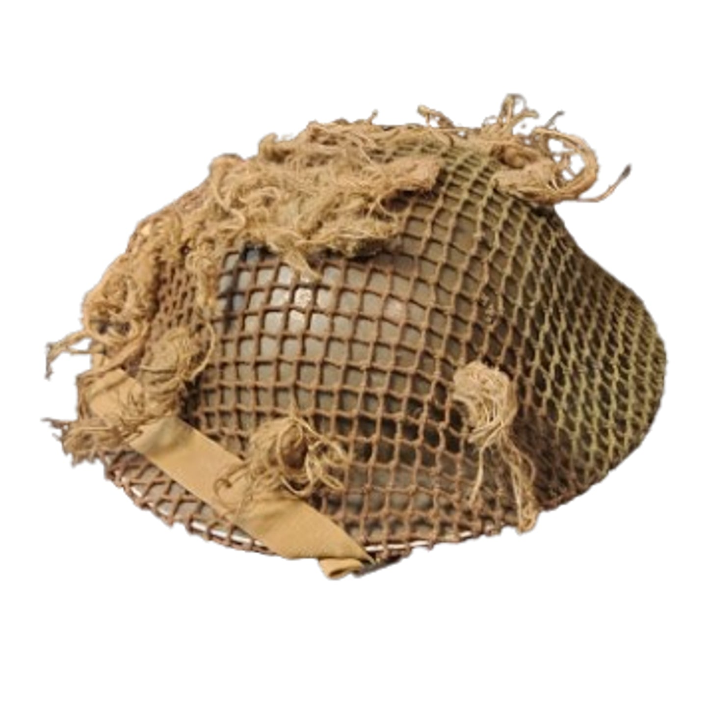 WW2 Canadian Mk.II Combat Helmet With Scrimshaw Net And Field Dressing