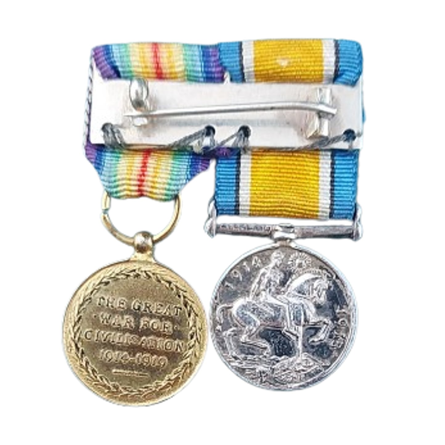 WW1 Canadian Officer's Medal Set 72nd Battalion Seaforth Highlanders