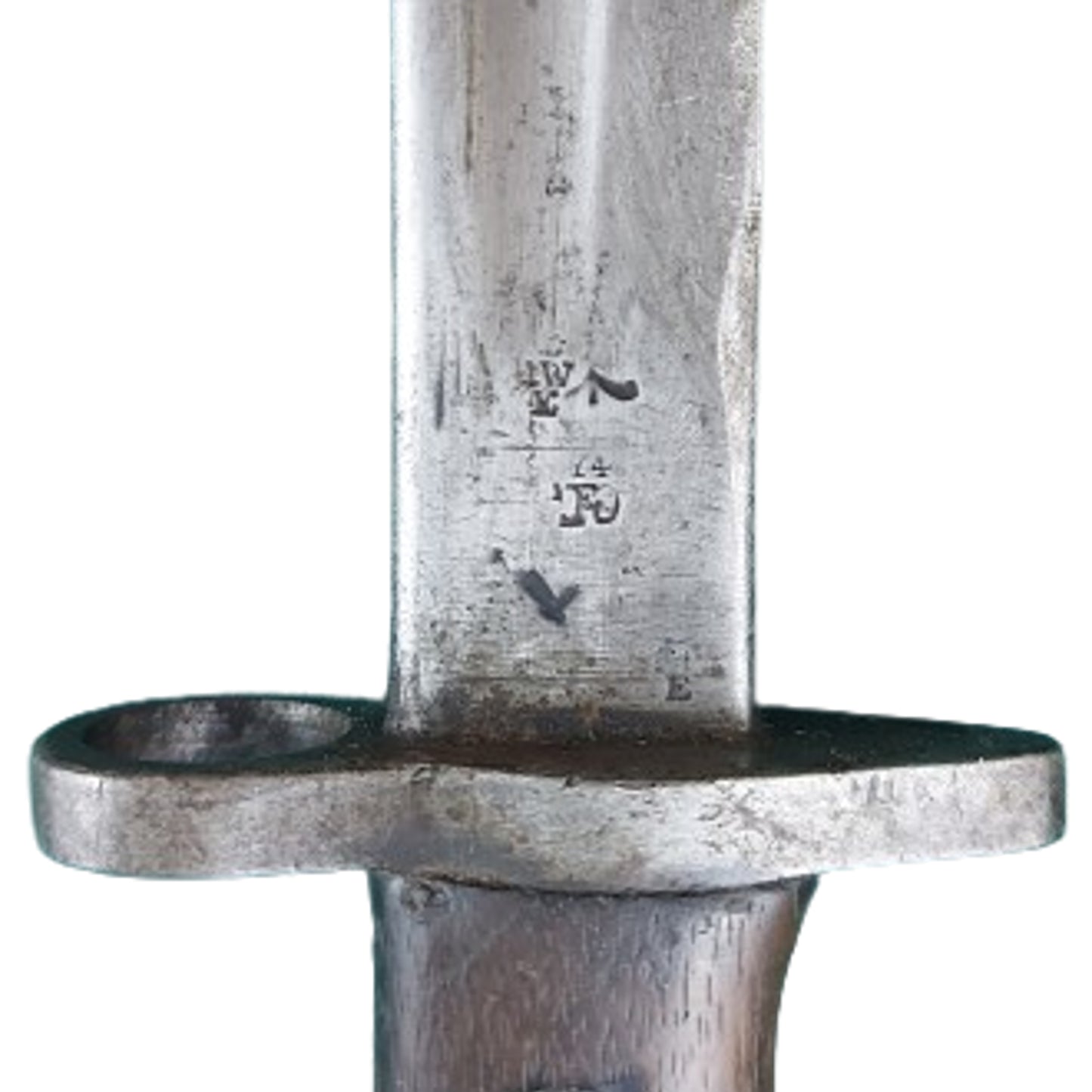 WW1 British Pattern 1907 Service Rifle Bayonet With Scabbard And Frog Reissued WW2