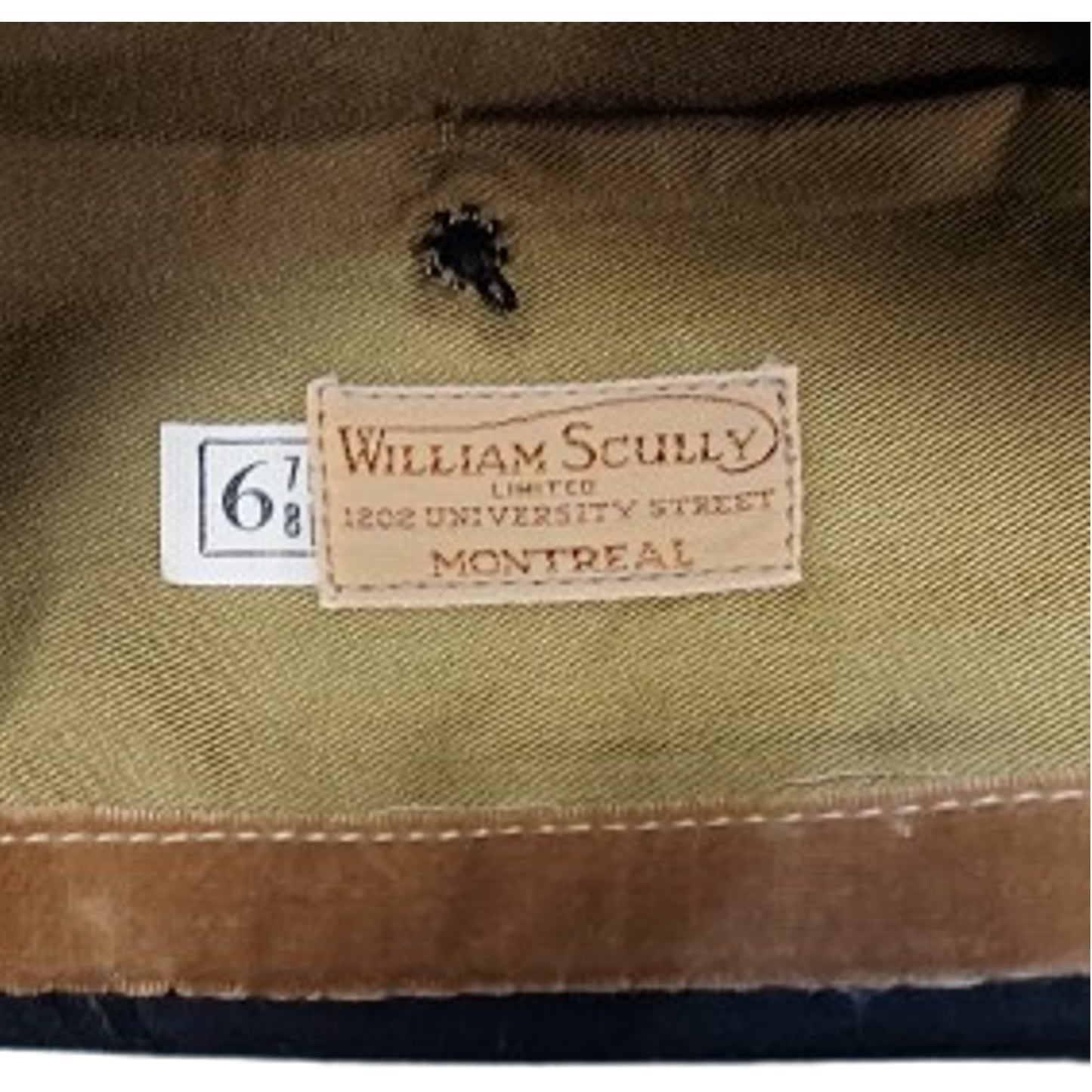 WW2 Canadian RCE Royal Canadian Engineers CFSC Colored Field Service Cap