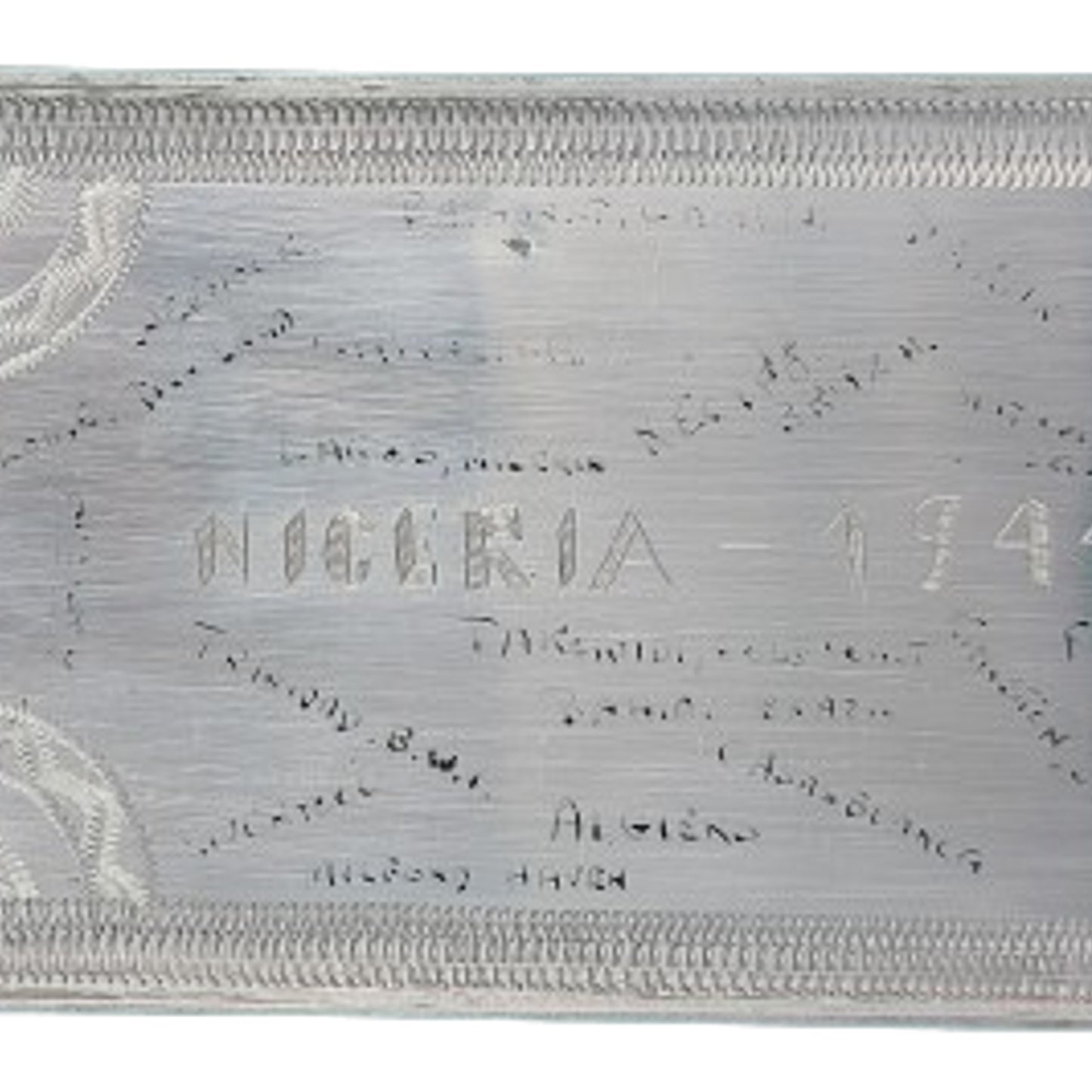 WW2 German POW Prisoner Of War Made Cigarette Case