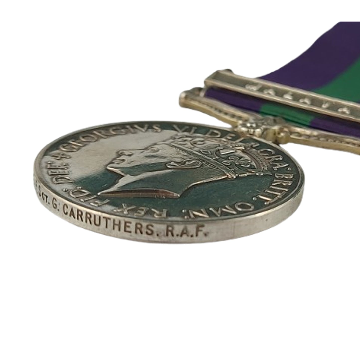 Post-WW2 British 1962 General Service Medal RAF Royal Airforce Malaya