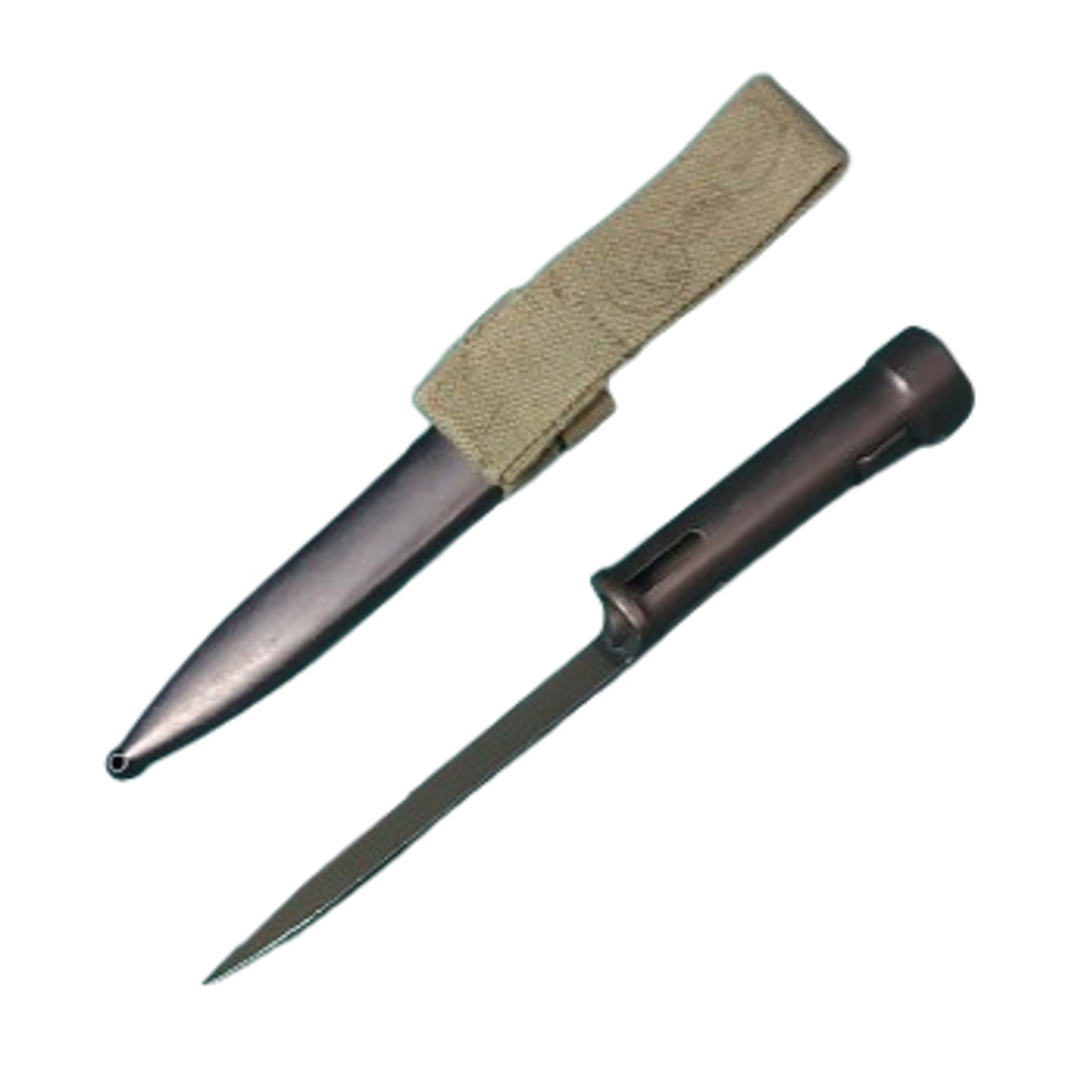 Post-WW2 Belgian FN FAL M1965 Bayonet With Scabbard And Frog