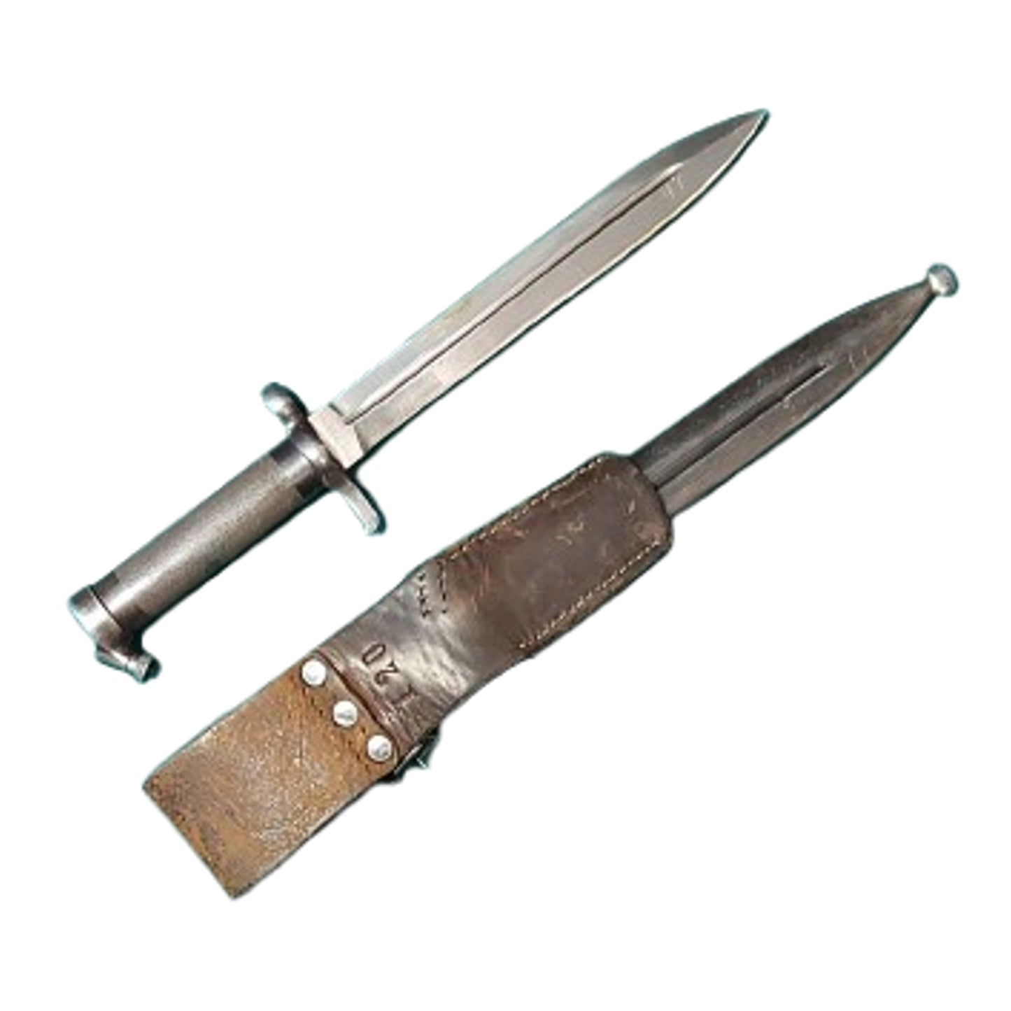 WW2 Swedish M96 / M38 Mauser AG42B Regimentally Marked Bayonet With Scabbard And Frog