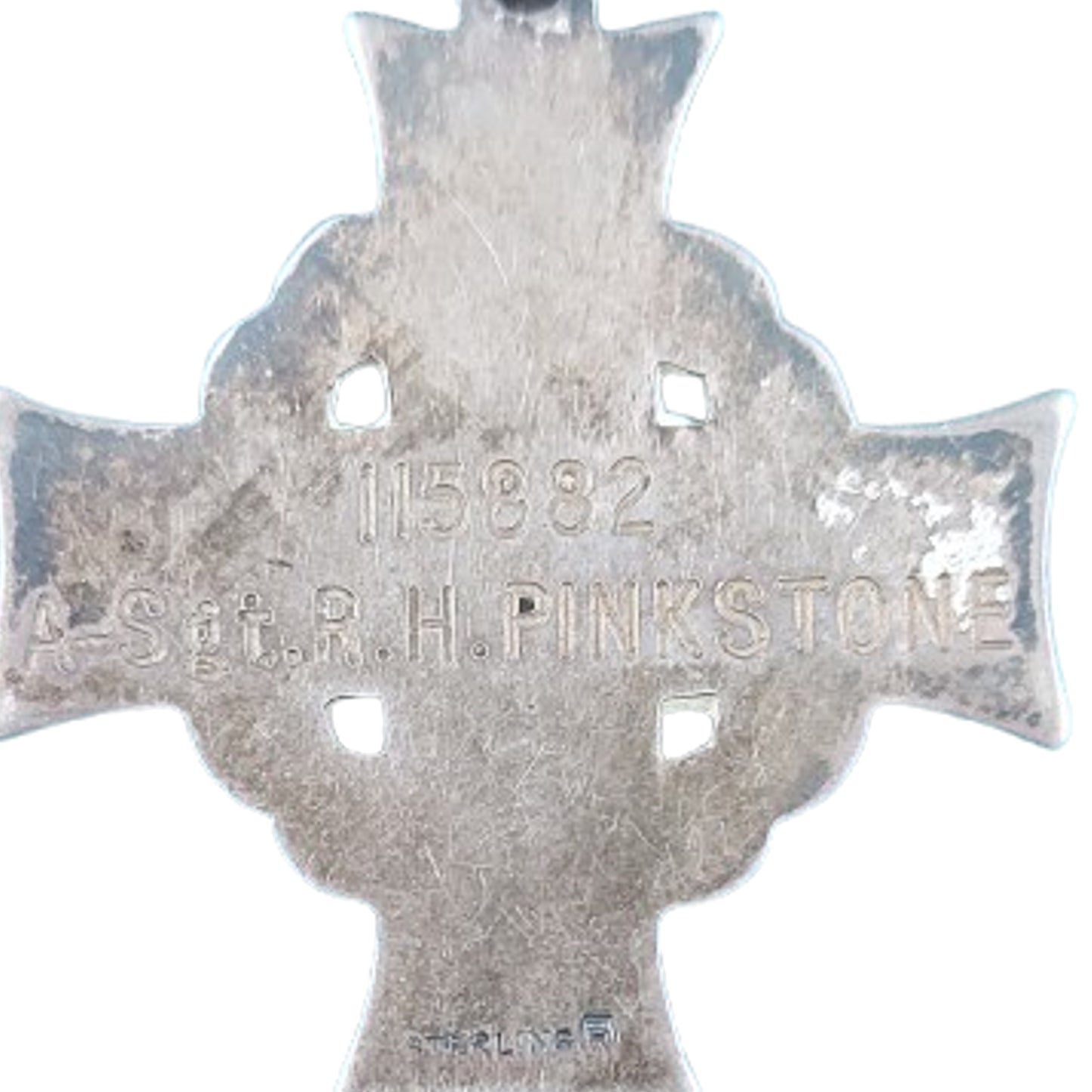 WW1 Canadian Cased Memorial Cross Medal 10th Mounted Rifles / Canadian Corps Of Cavalry