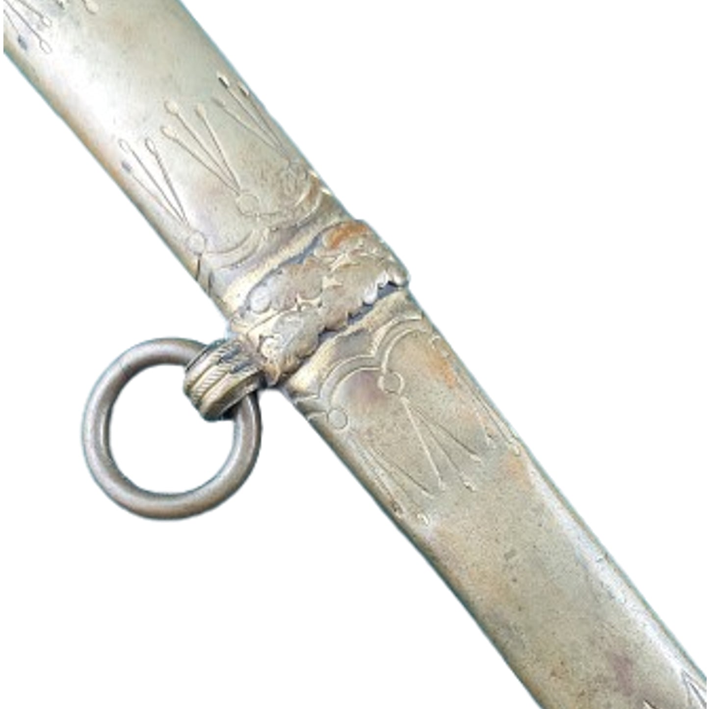 WW2 German Navy Kriegsmarine Officer's Etched Blade Dagger With Knot Carl Eickhorn