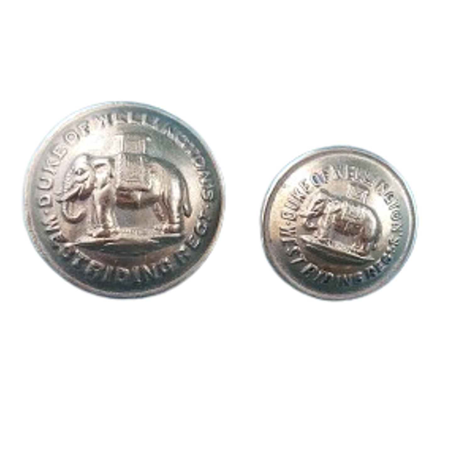 WW2 British Duke Of Wellington's Regiment West Riding Uniform Button Set