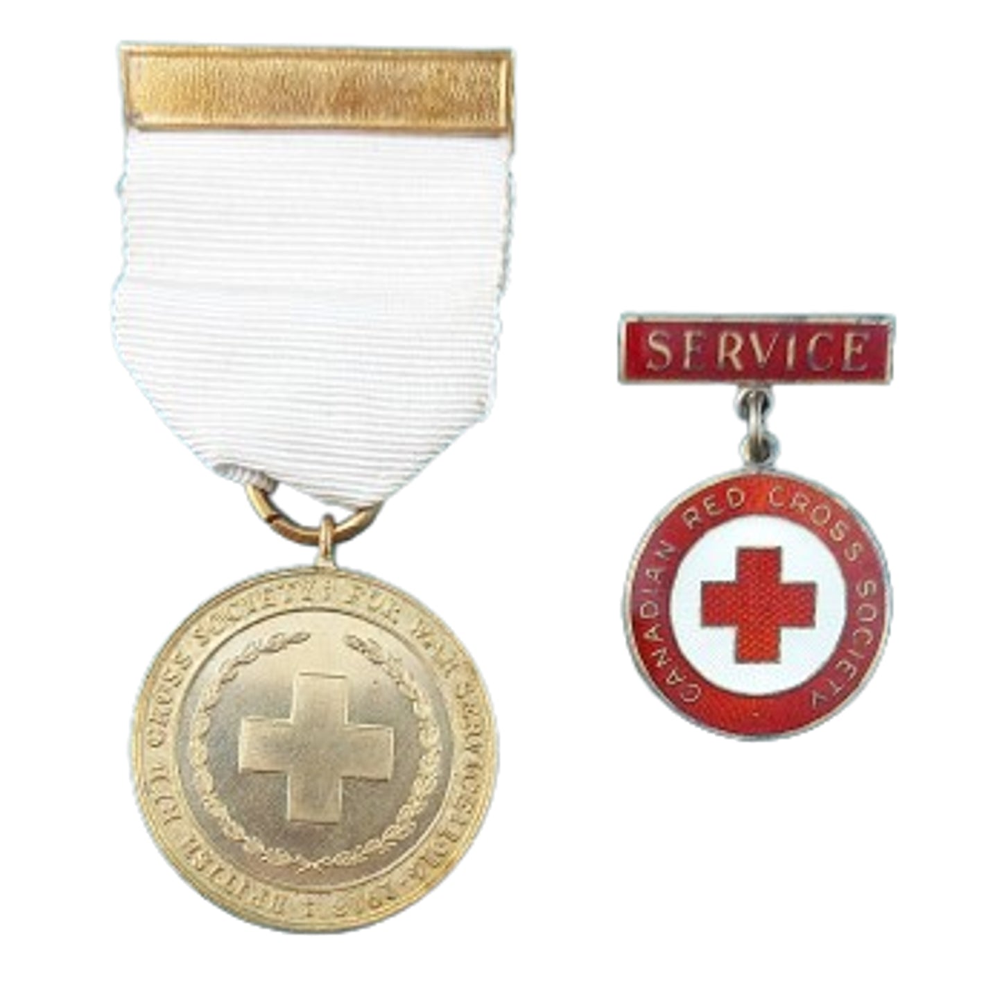 WW1 Canadian St.John Ambulance Association British Red Cross Society Medal Set