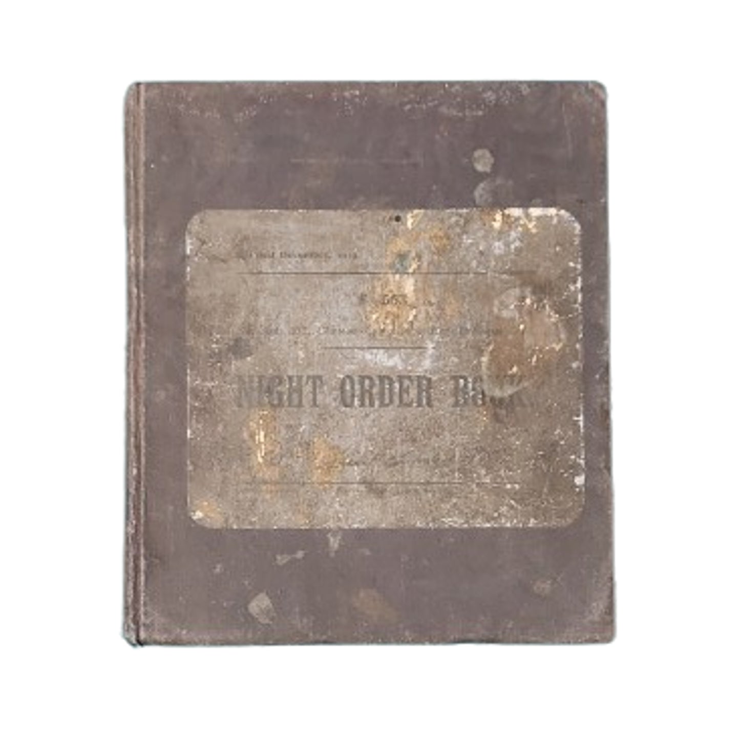 WW1 British RN Royal Navy HMS Wistaria Photo Album And Night Order Book