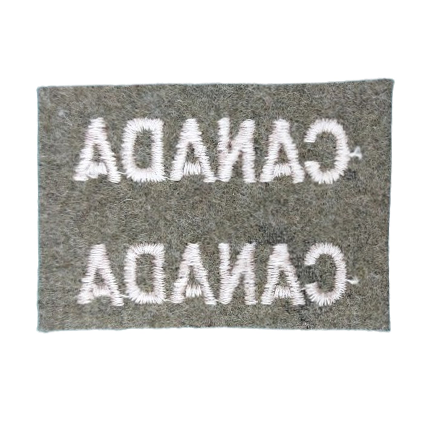 WW2 Canadian CANADA Cloth Shoulder Title Pair