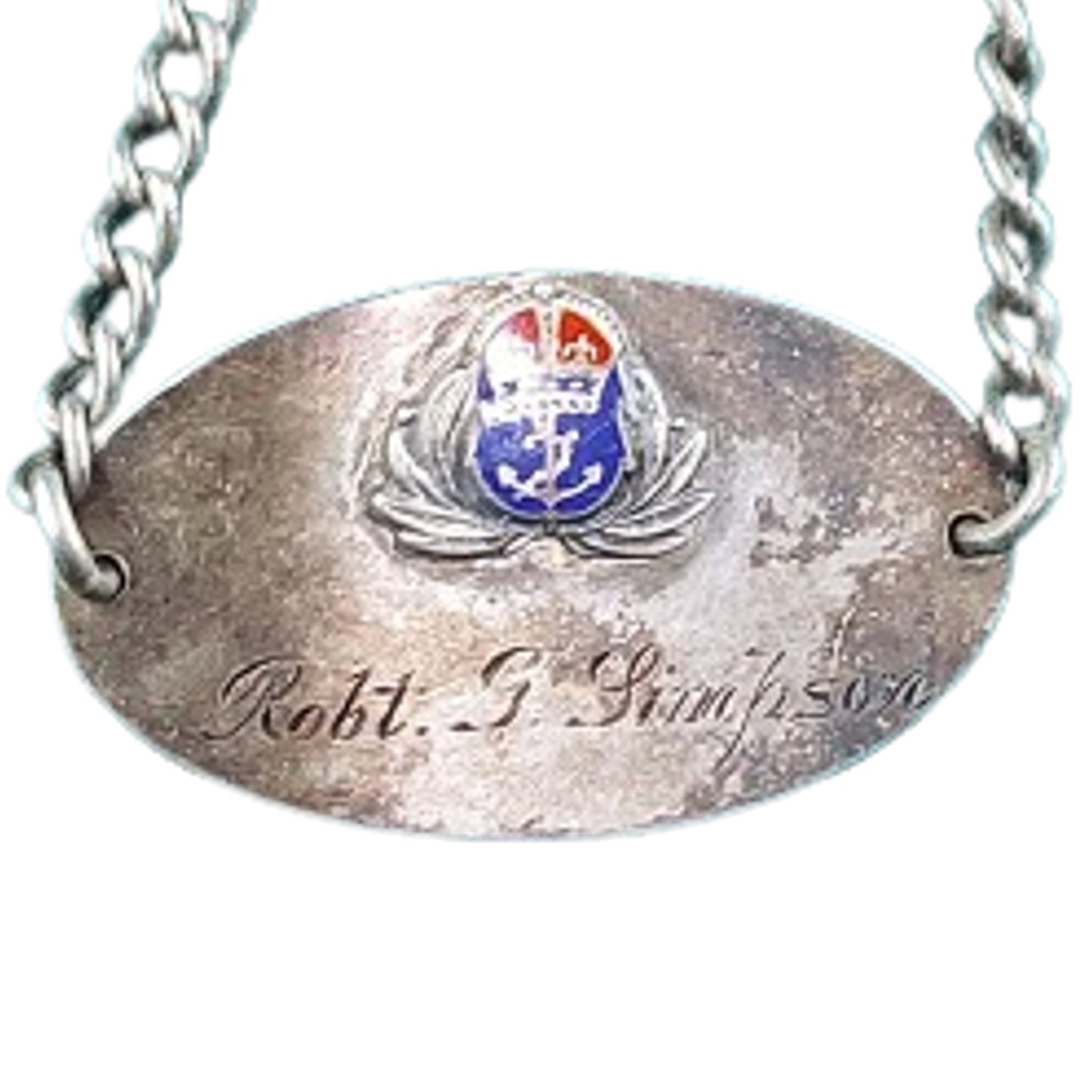 WW2 Canadian RCN Royal Canadian Navy Sterling I.D. Bracelet With Research