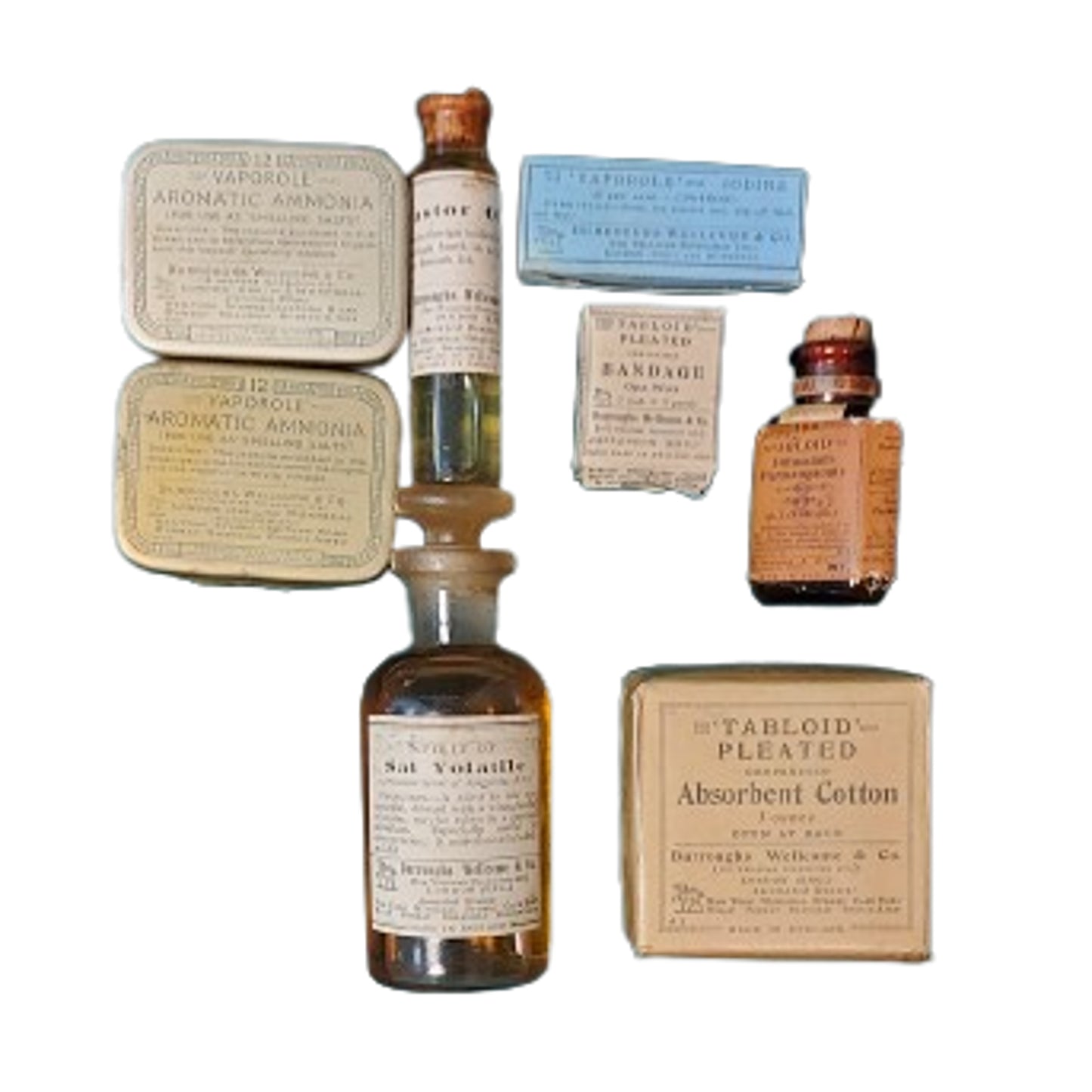 WW1 Canadian British Cased Medics First Aid Kit With Contents