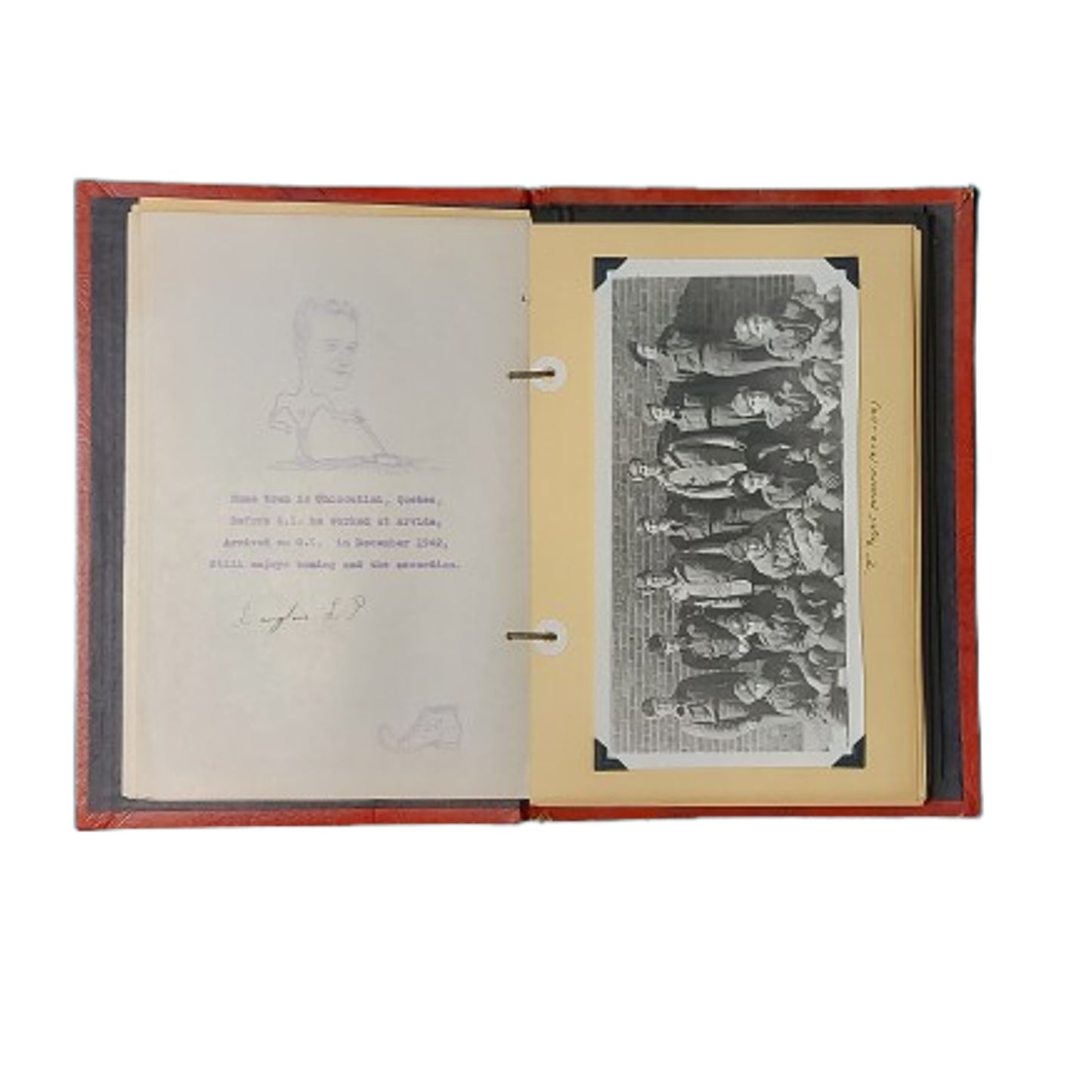 WW2 Canadian Photo Album Captain Henry Griffiths War Disease Control Center