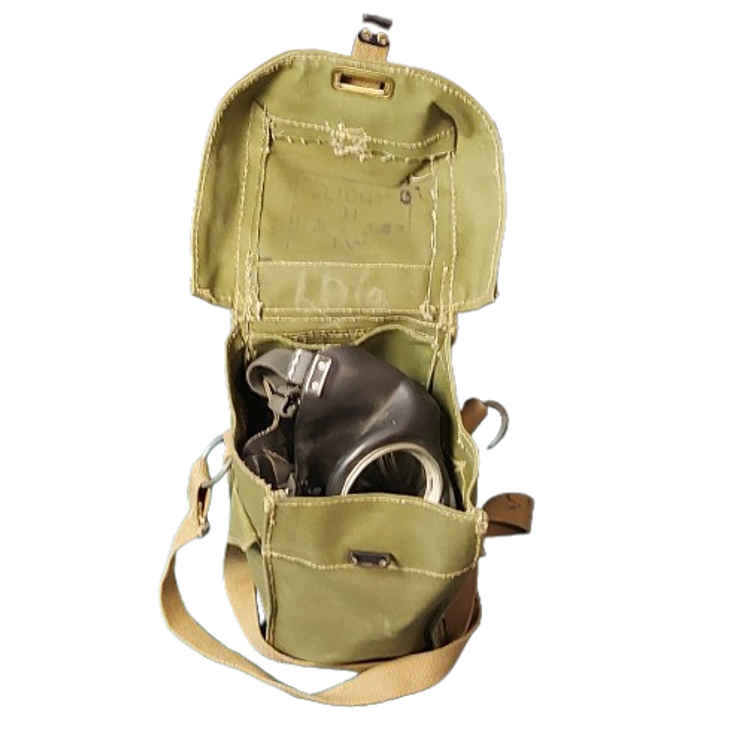 WW2 Canadian Mk.II Light Anti-Gas Respirator In Carrier