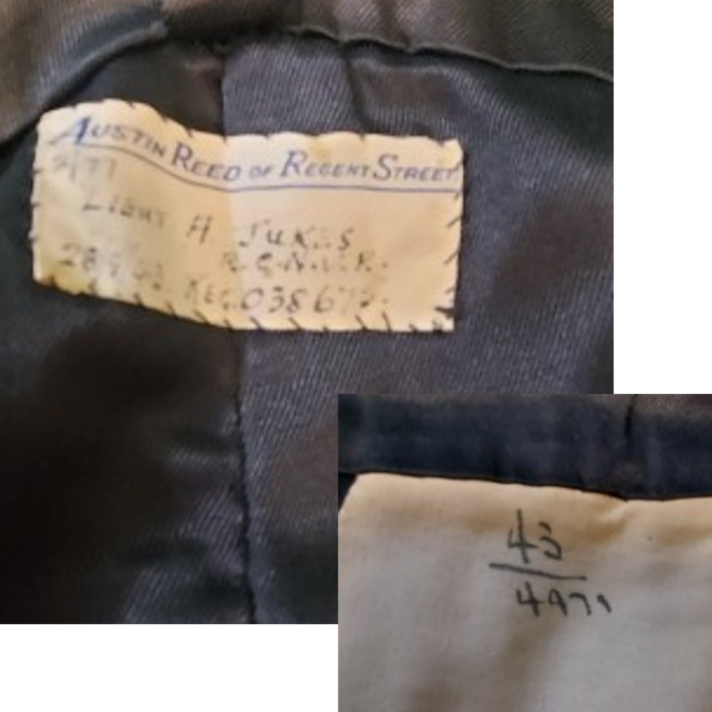 WW2 Canadian Named RCNVR Royal Canadian Navy Veterans Reserve Uniform Set Operation Torch