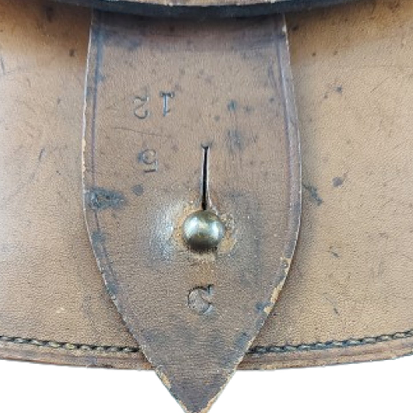 Pre-WW1 Canadian Oliver Pattern Leather Belt Pouch 1911