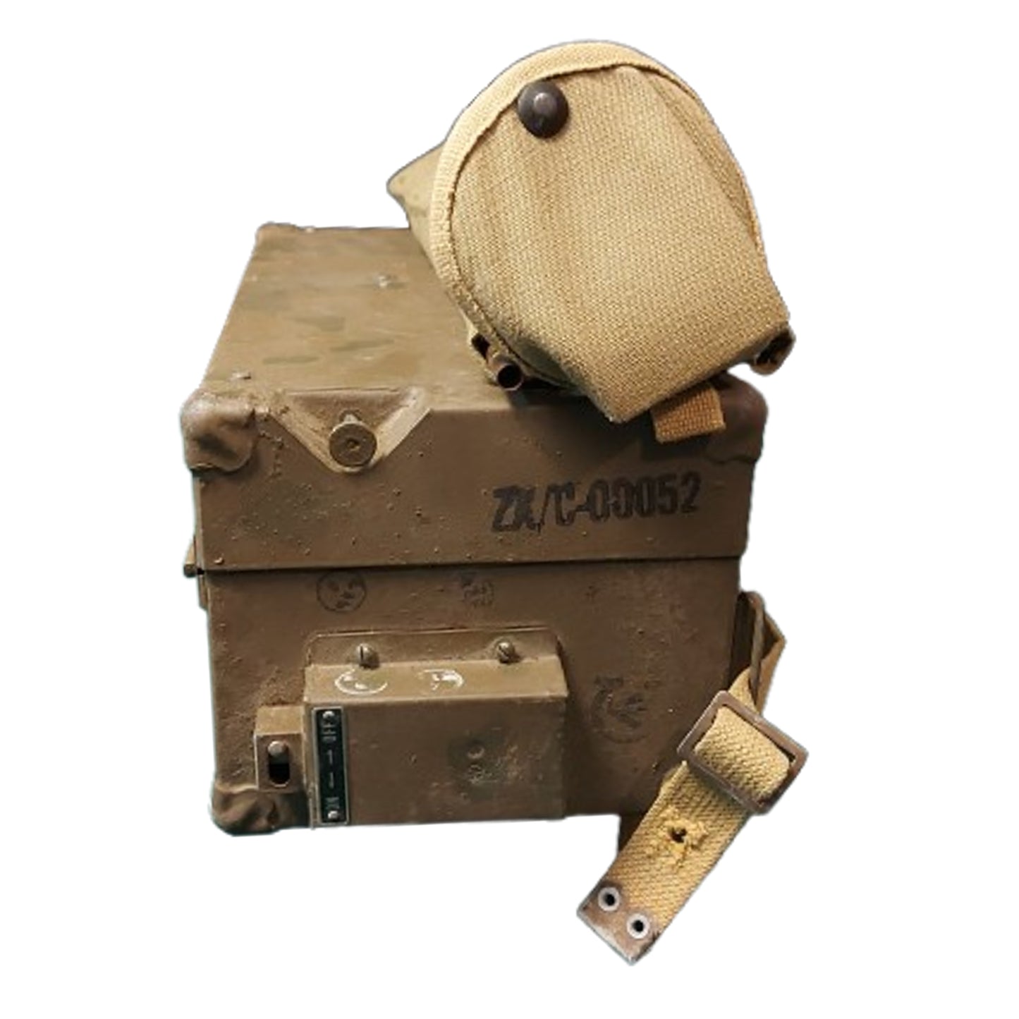 WW2 Canadian Army Number 58 Wireless Radio Set With Antenna 1943