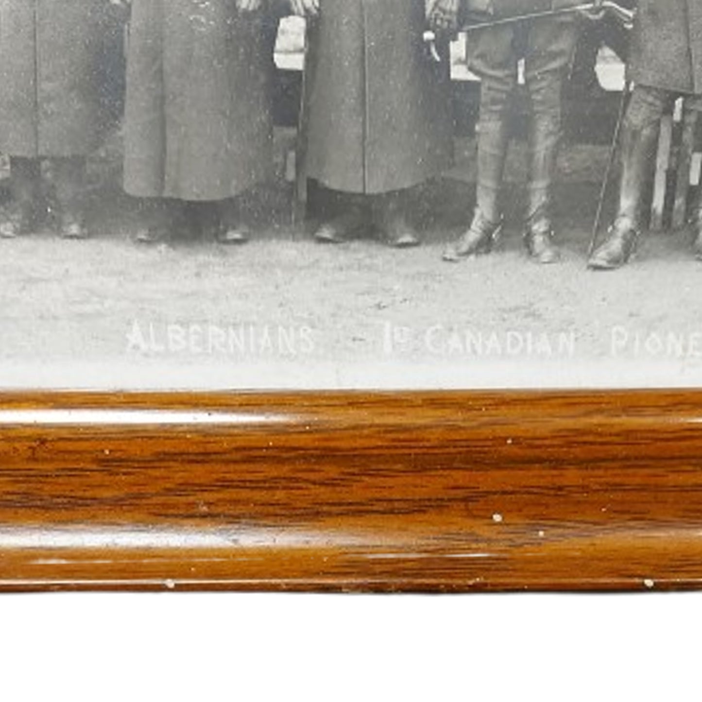 WW1 Canadian Framed Battalion Photograph Albernians 1st Canadian Pioneer Battalion 1915