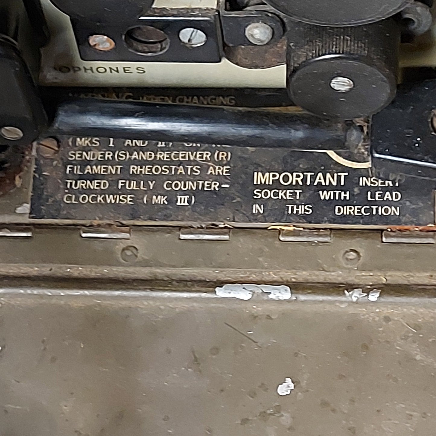 WW2 Canadian Wireless Number 18 Radio Set With Headset And Microphone