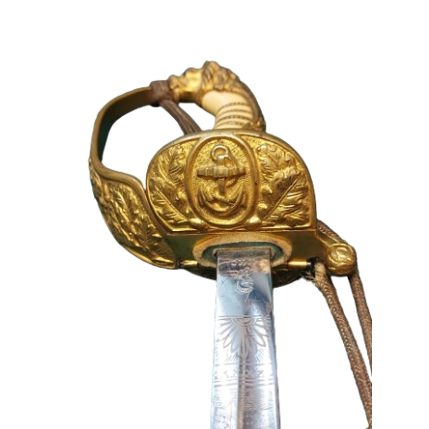 WW2 German Kriegsmarine Navy Officer's Sword With Portepee