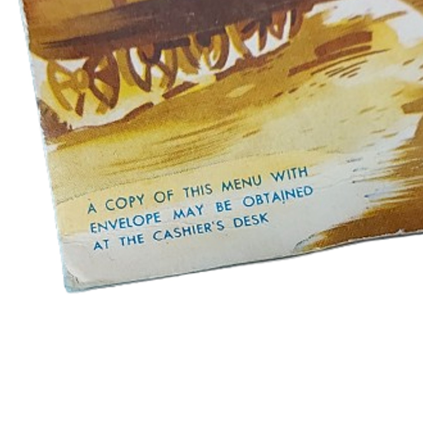 WW2 Canadian Army Patriotic Restaurant Menu