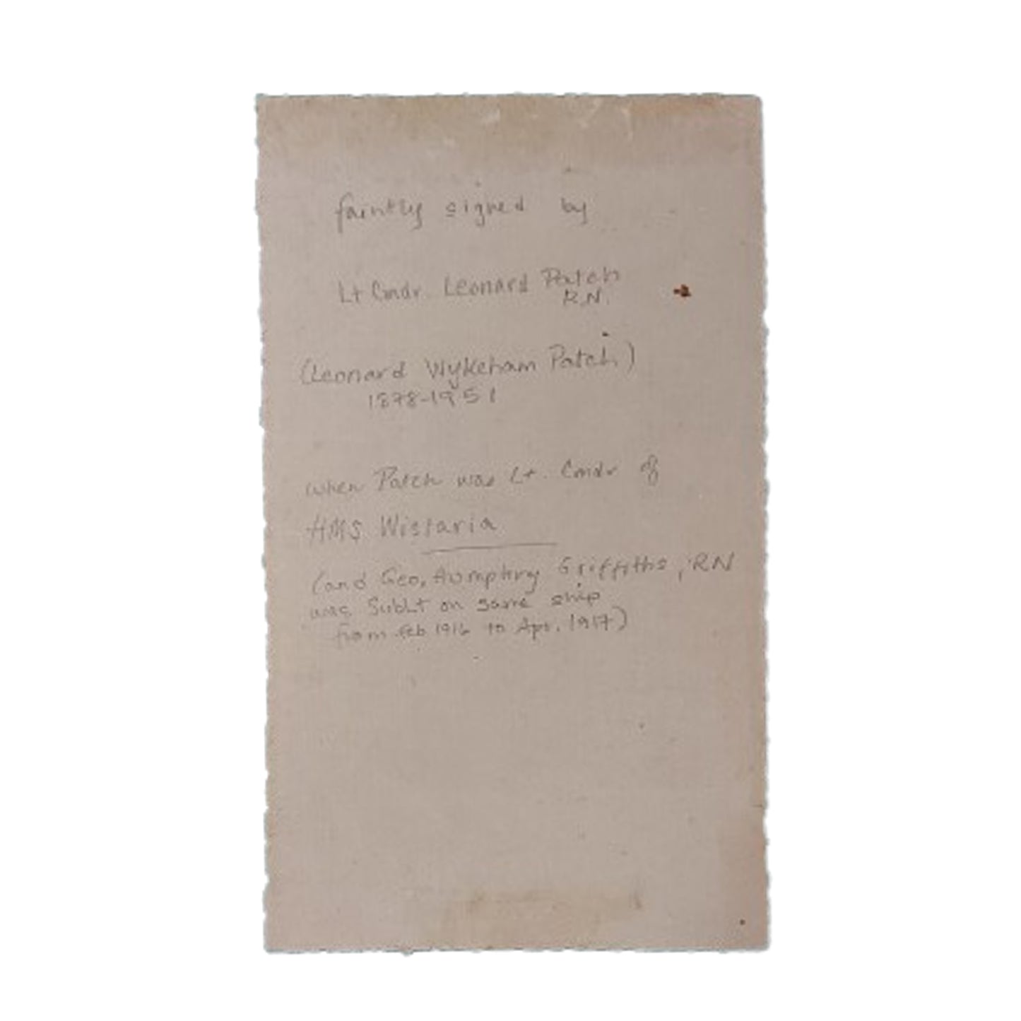 WW1 British RN Royal Navy HMS Wistaria Photo Album And Night Order Book