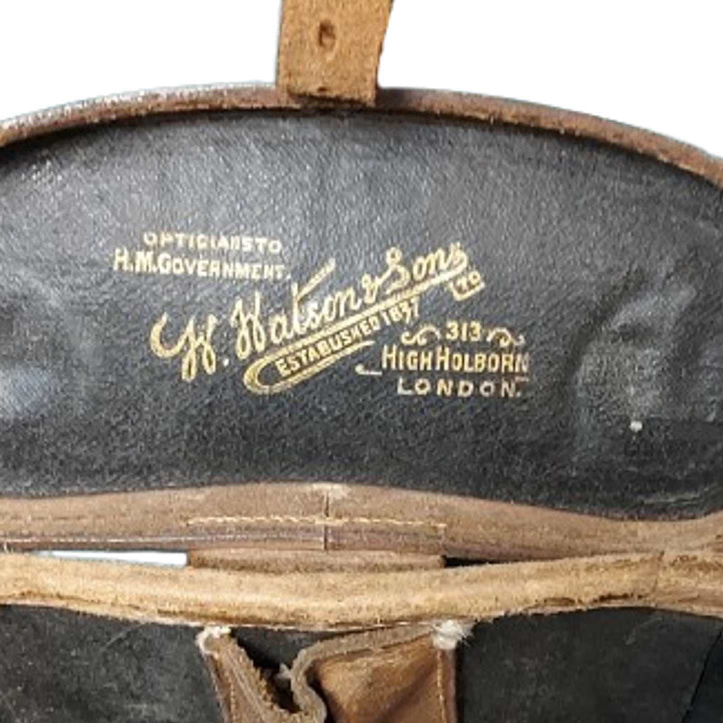 WW1 British Army Field Binoculars In Case