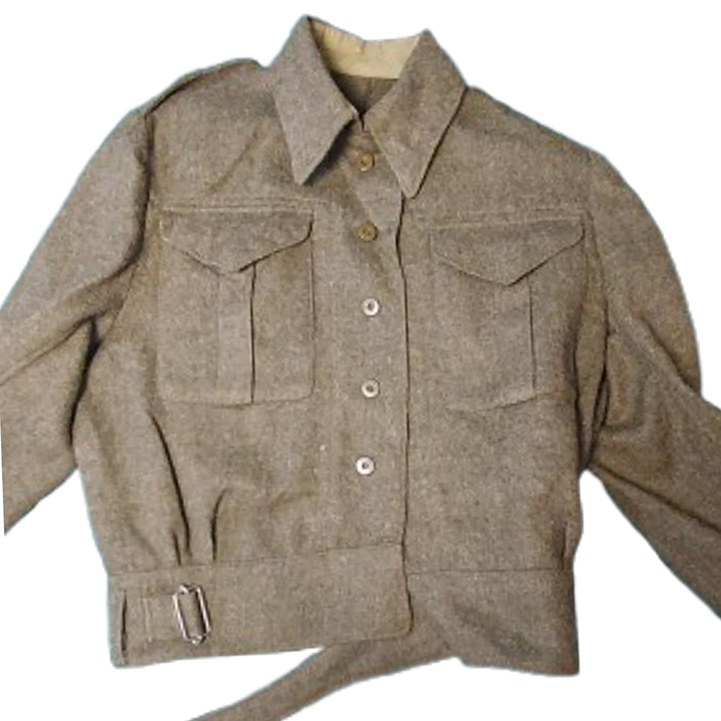 WW2 Canadian Battle Dress Tunic 1945 No Insignia Size 7