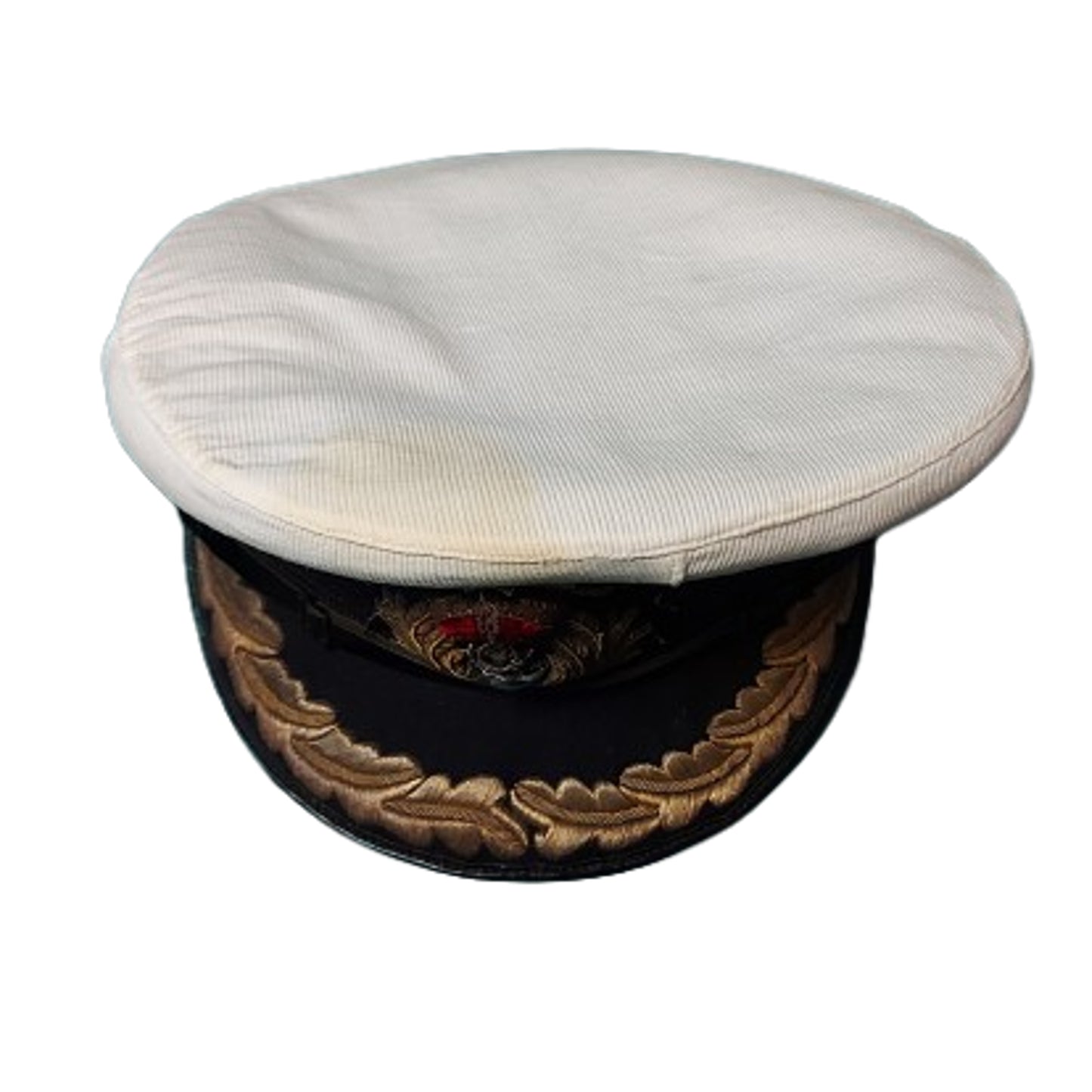 WW2 Canadian RCN Royal Canadian Navy Commodore Visor Cap With Cover