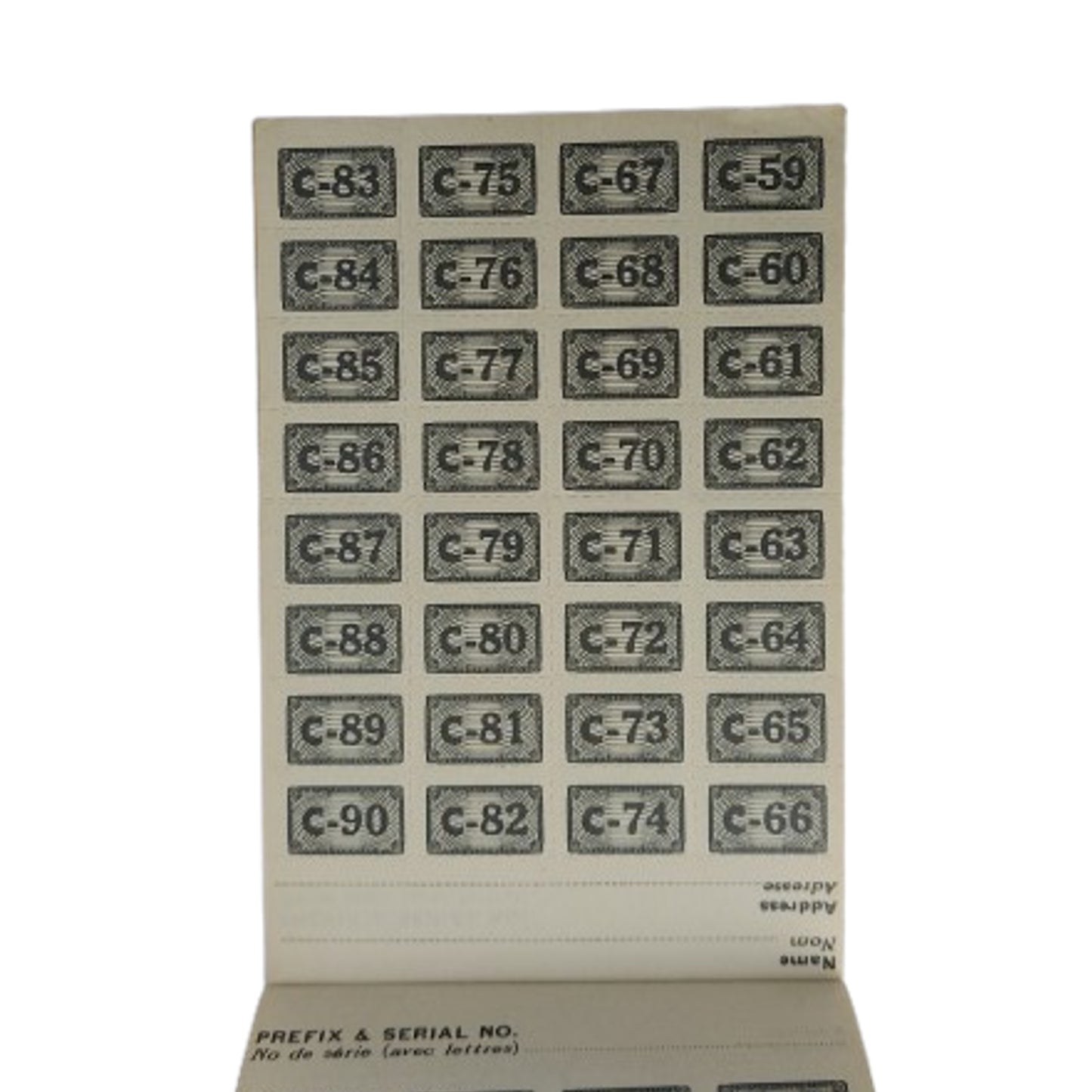 WW2 Canadian Ration Book Grouping Esterhazy Saskatchewan