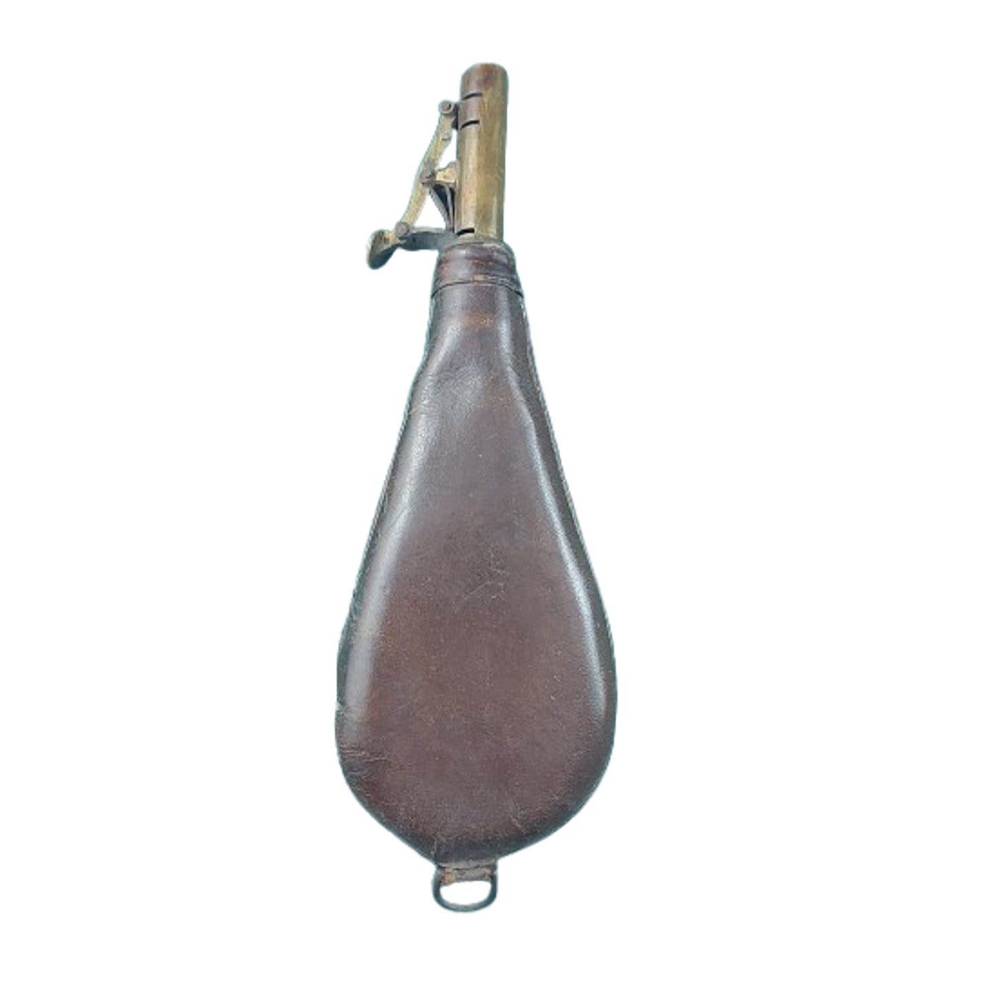 Pre-WW1 British Antique Leather Shot Flask