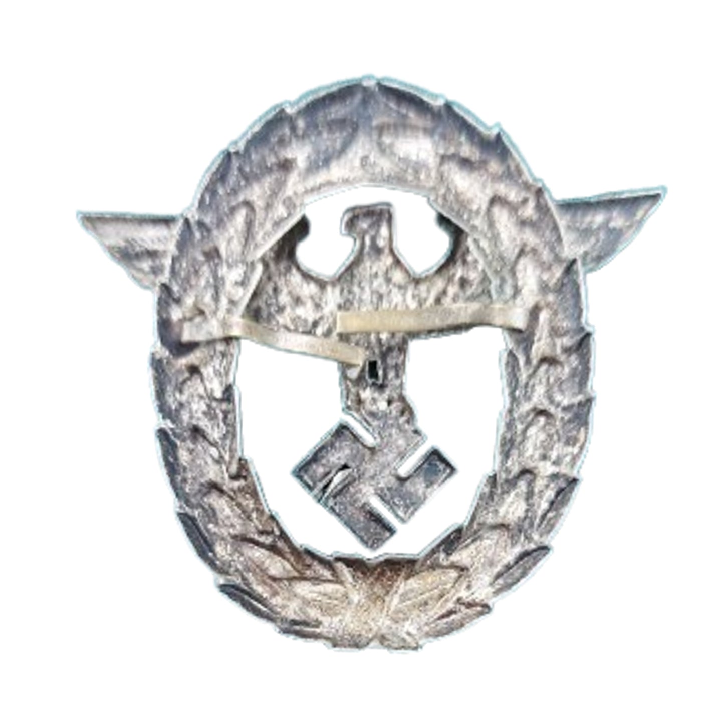 WW2 German Polizei Visor Cap Eagle Insignia