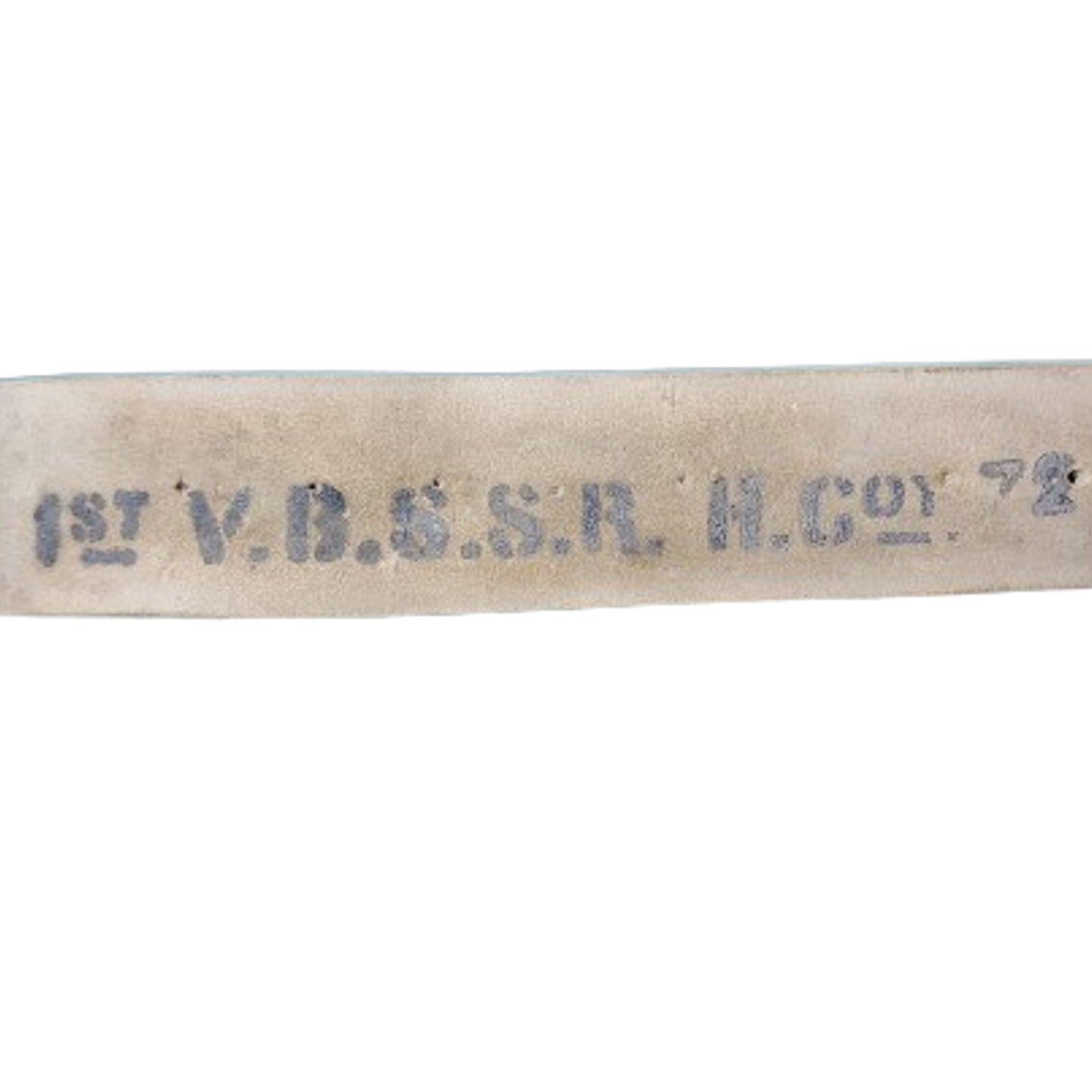 Pre-WW1 Canadian British Battalion Marked Slade Wallace Waist Belt