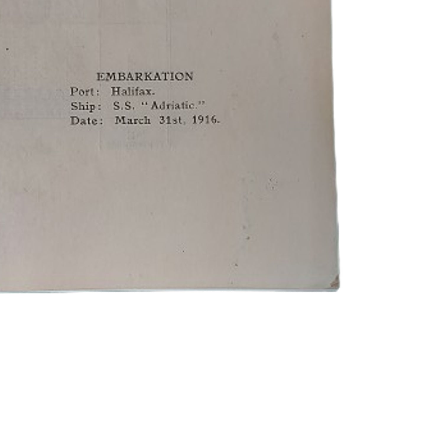 WW1 Canadian CEF Nominal roll 64th Battalion