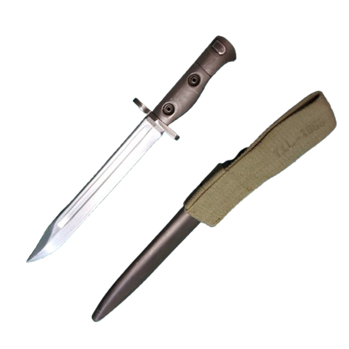 Post-WW2 Canadian C1 FN Bayonet With Scabbard 1957