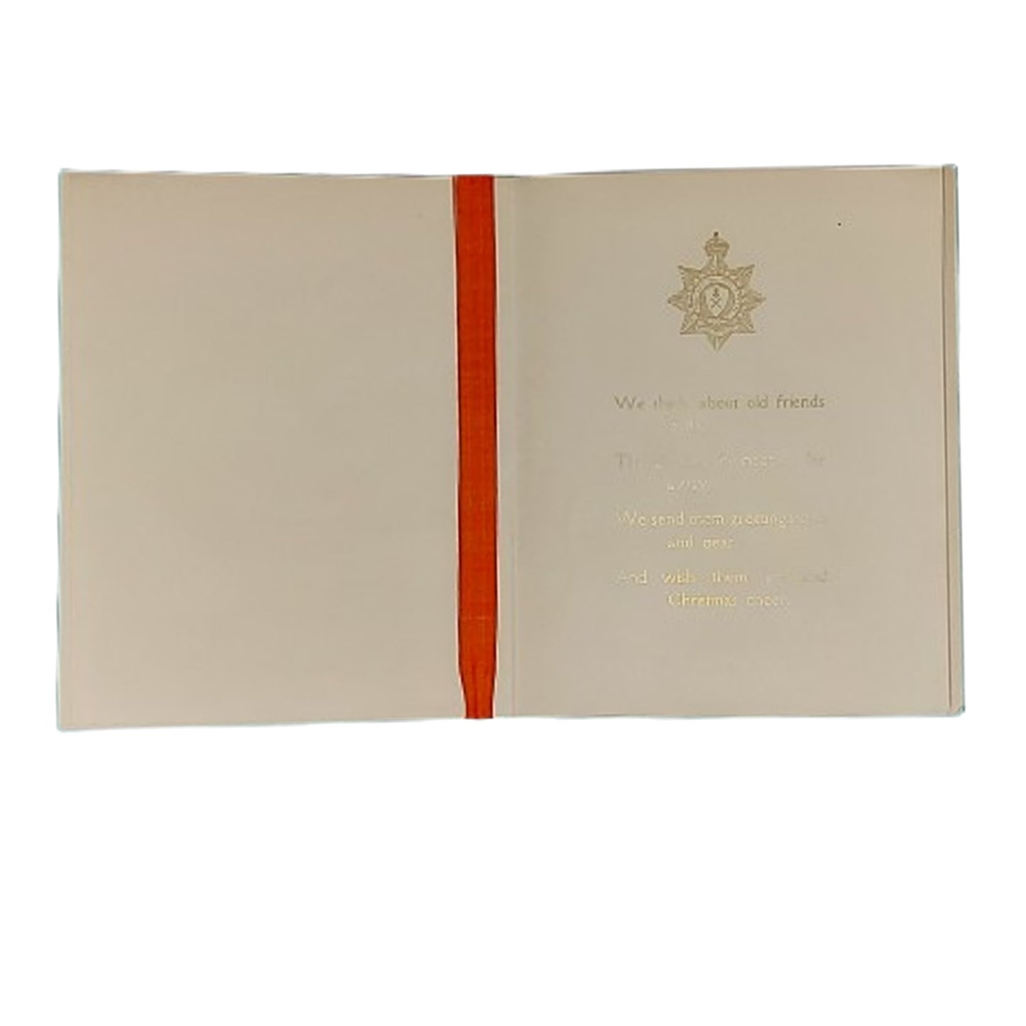 Pre-WW1 Canadian Royal Grenadiers Christmas And New Years Card 1913-1914