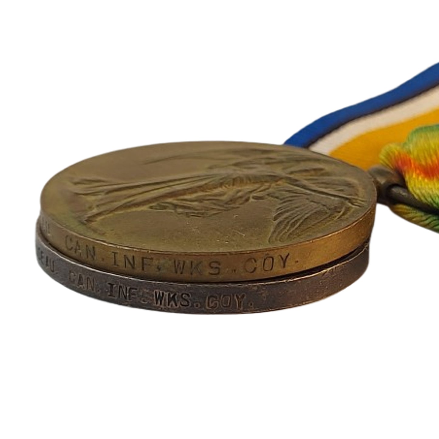 WW1 Canadian CEF Medal Pair Canadian Infantry Works Company