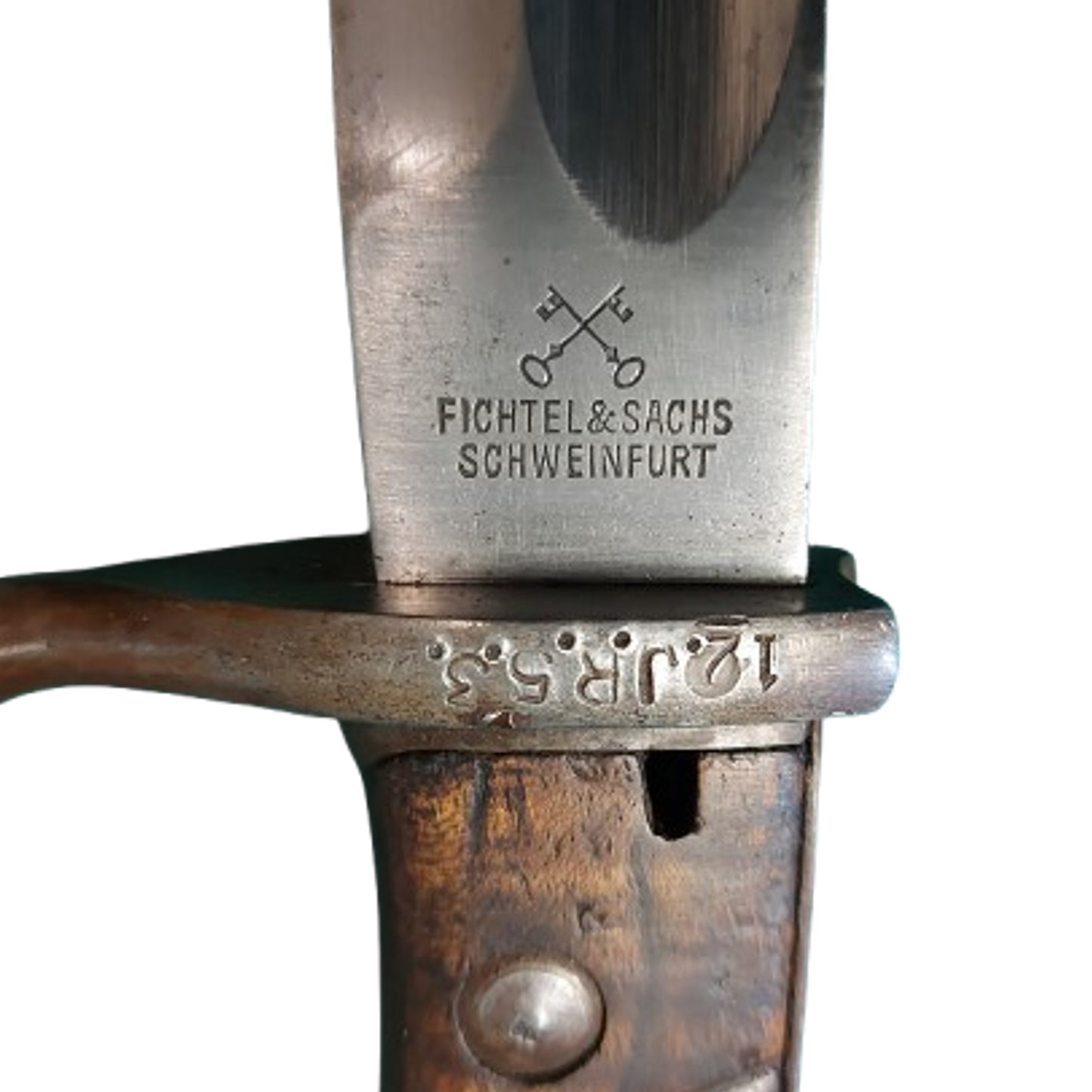 WW1 German Battalion Marked S98/05  nA Butcher Blade Combat Bayonet