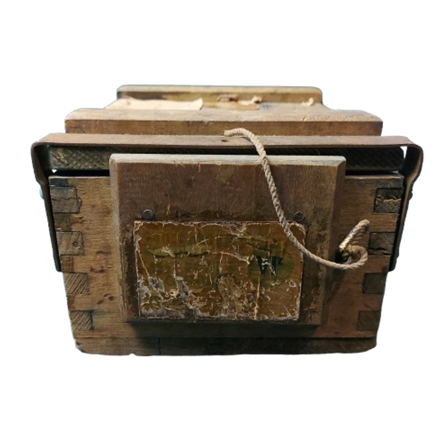 WW2 Canadian 455 Webley Service Pistol Ammunition Crate 1944