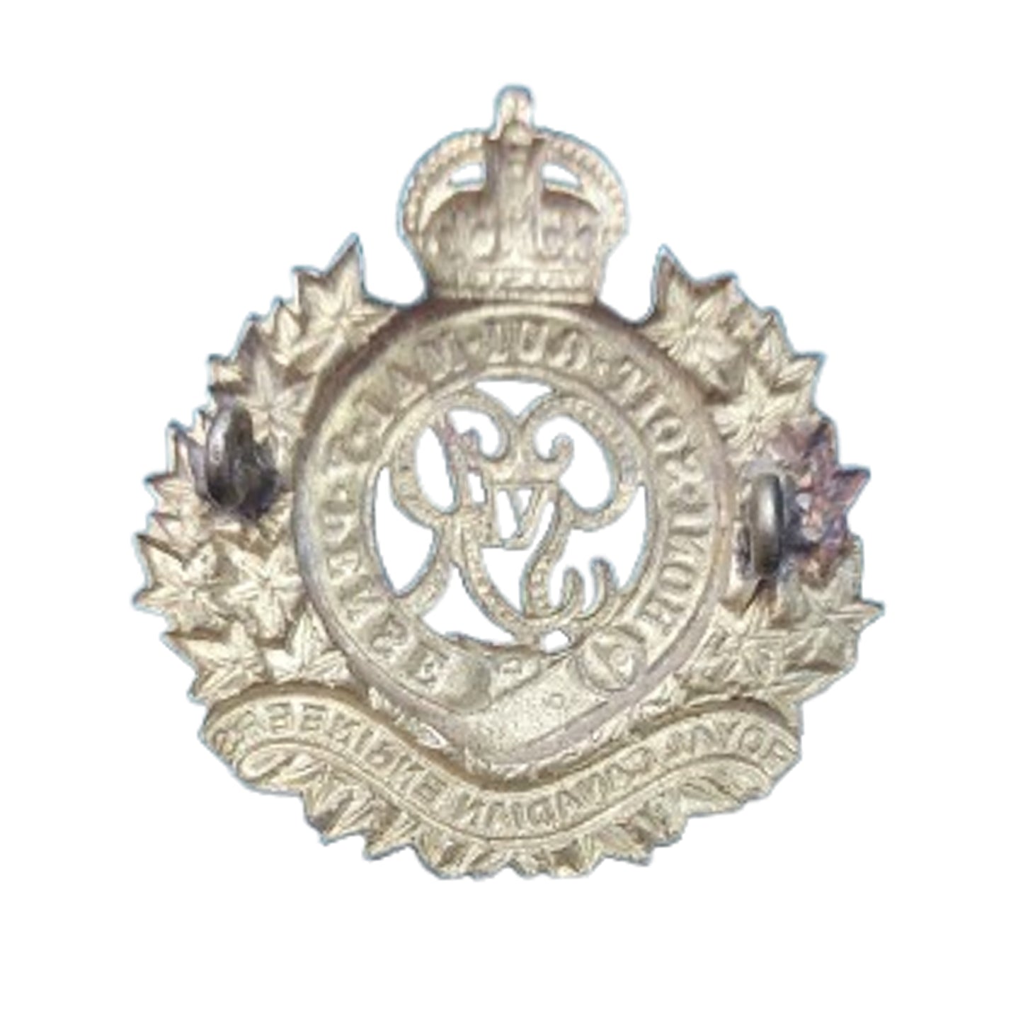 WW2 Canadian RCE Royal Canadian Engineers Cap Badge